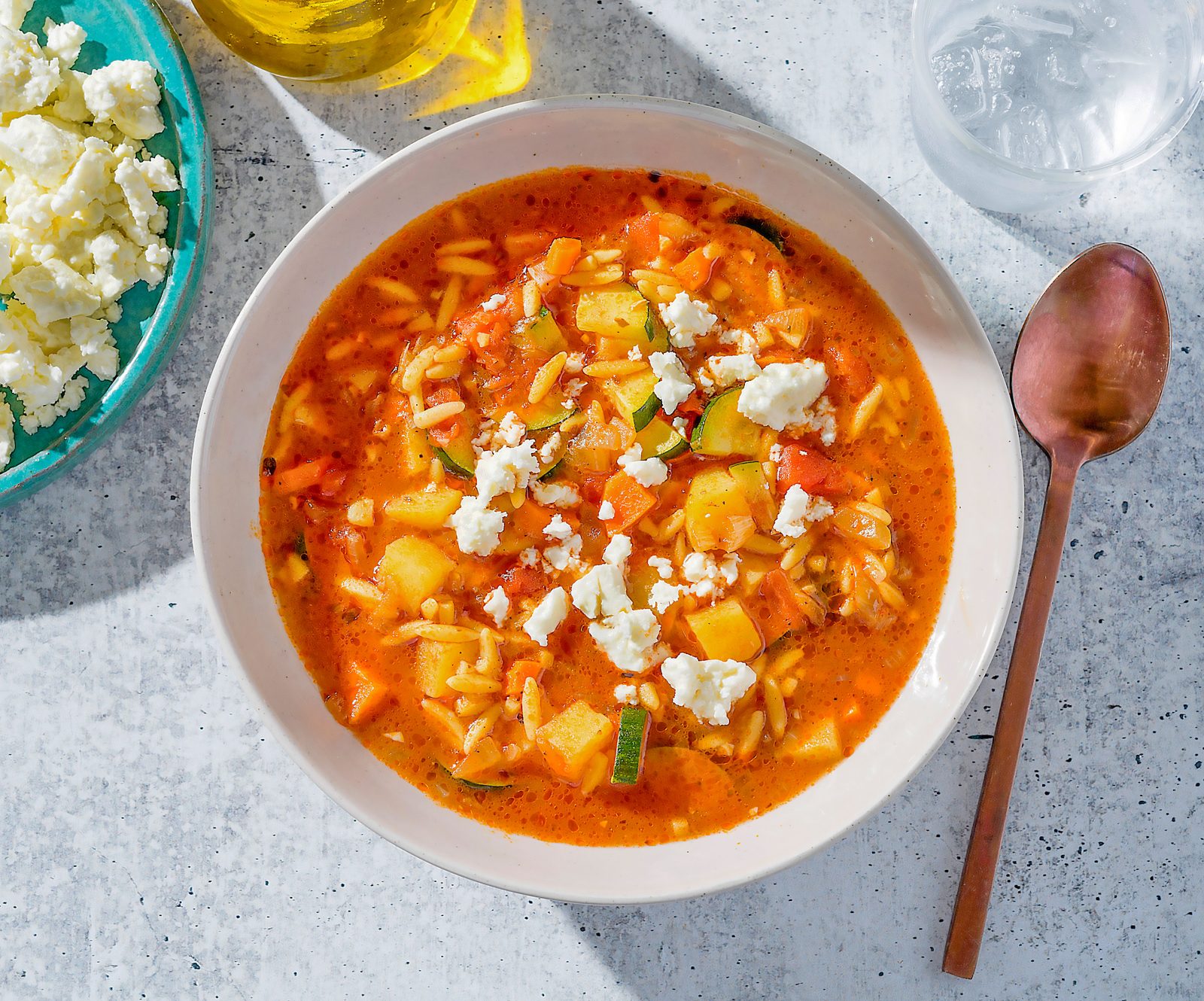 Greek Orzo Soup Manestra