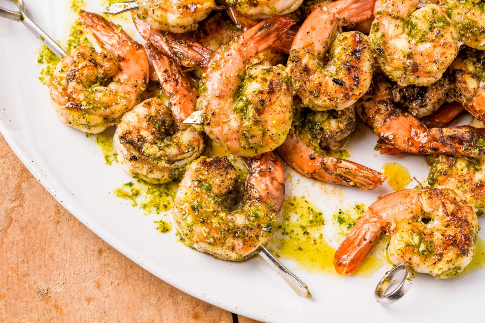Grilled Garlic Herb Shrimp