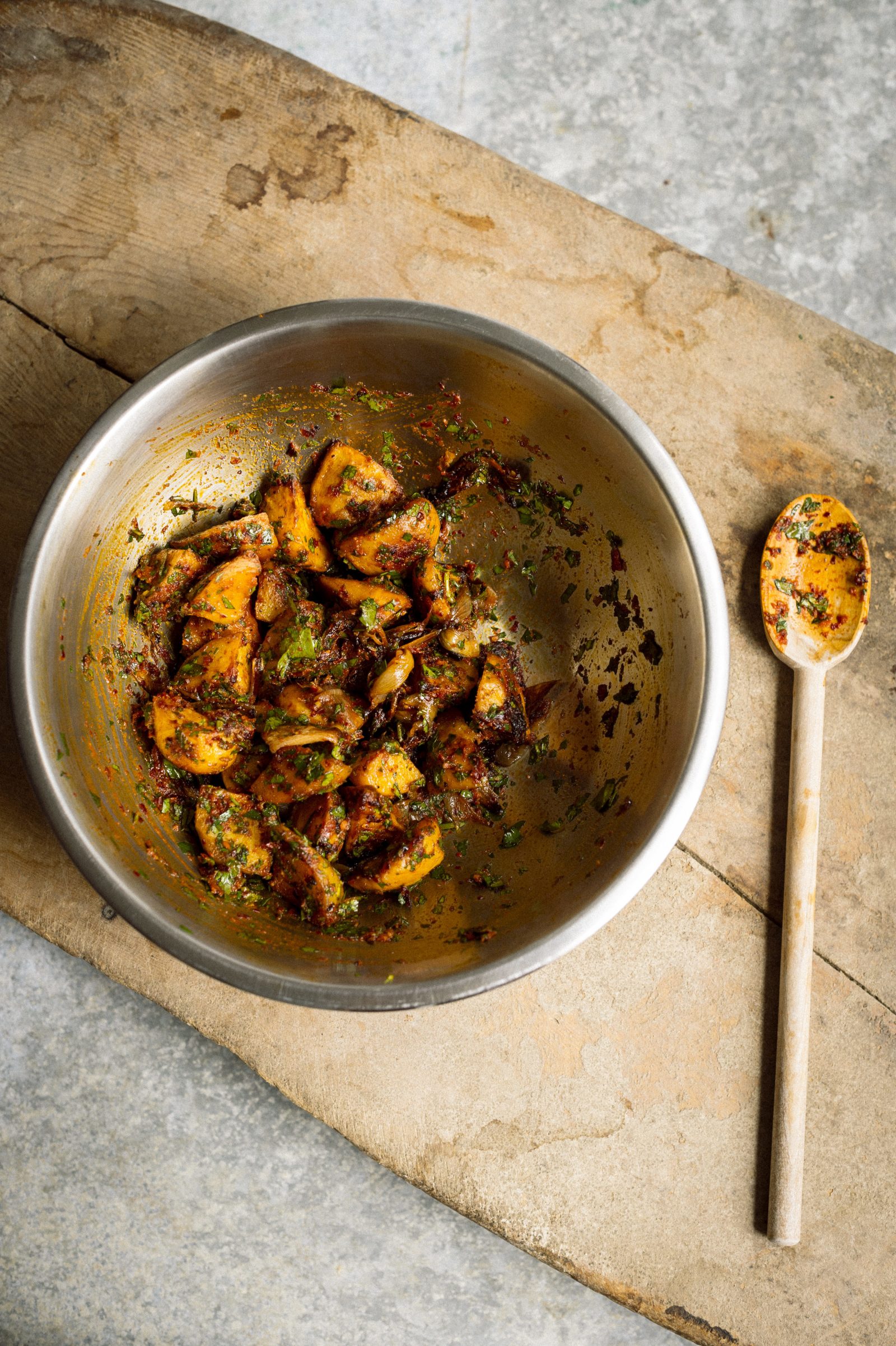 Harissa Roasted Potatoes