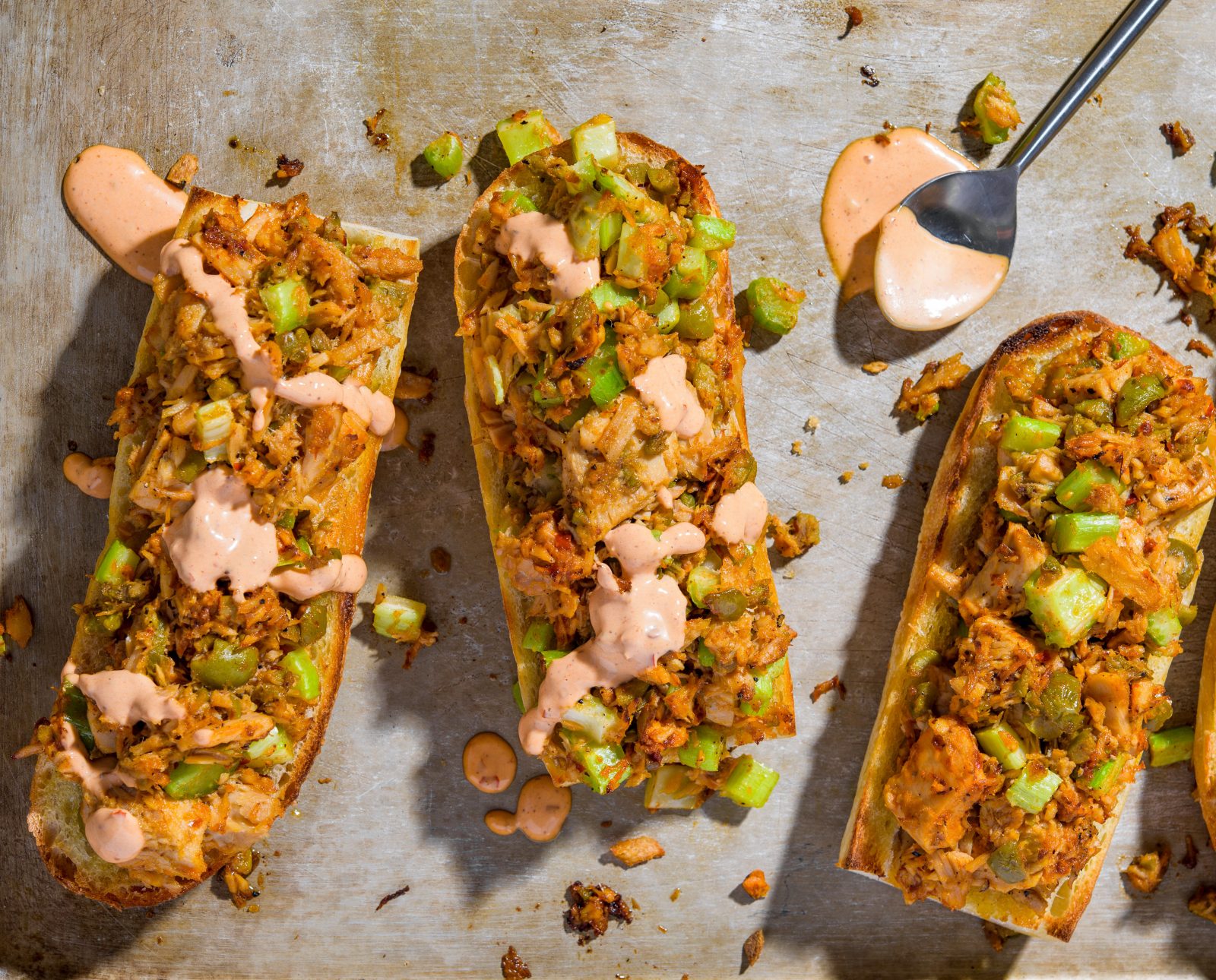 Harissa Spiced Tuna Tartines