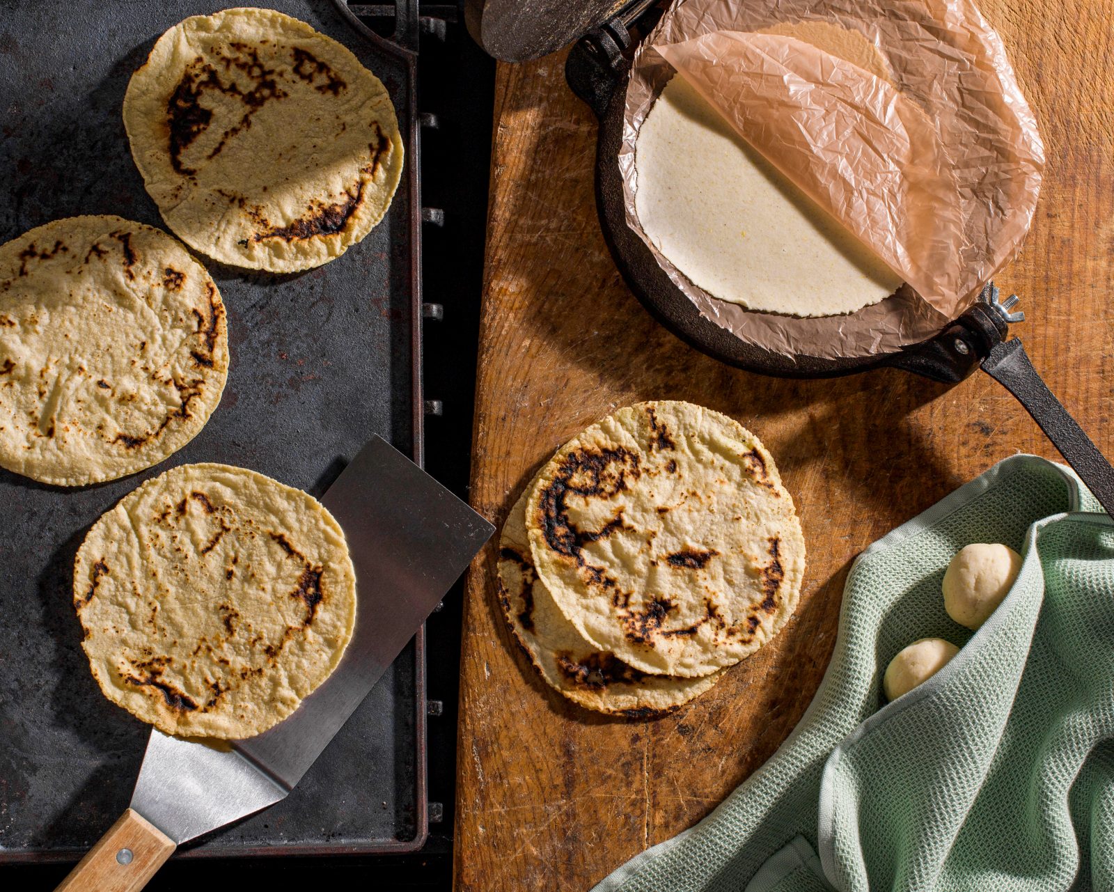 Homemade Corn Tortillas