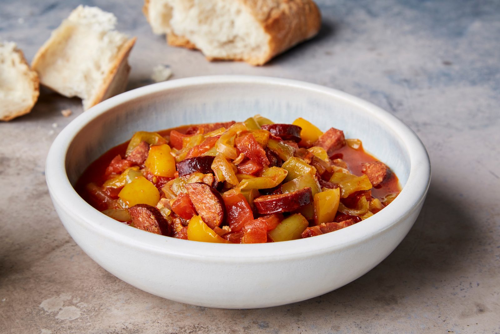 Hungarian Pepper Stew Tomatoes and Sausage Lecso Milk Street
