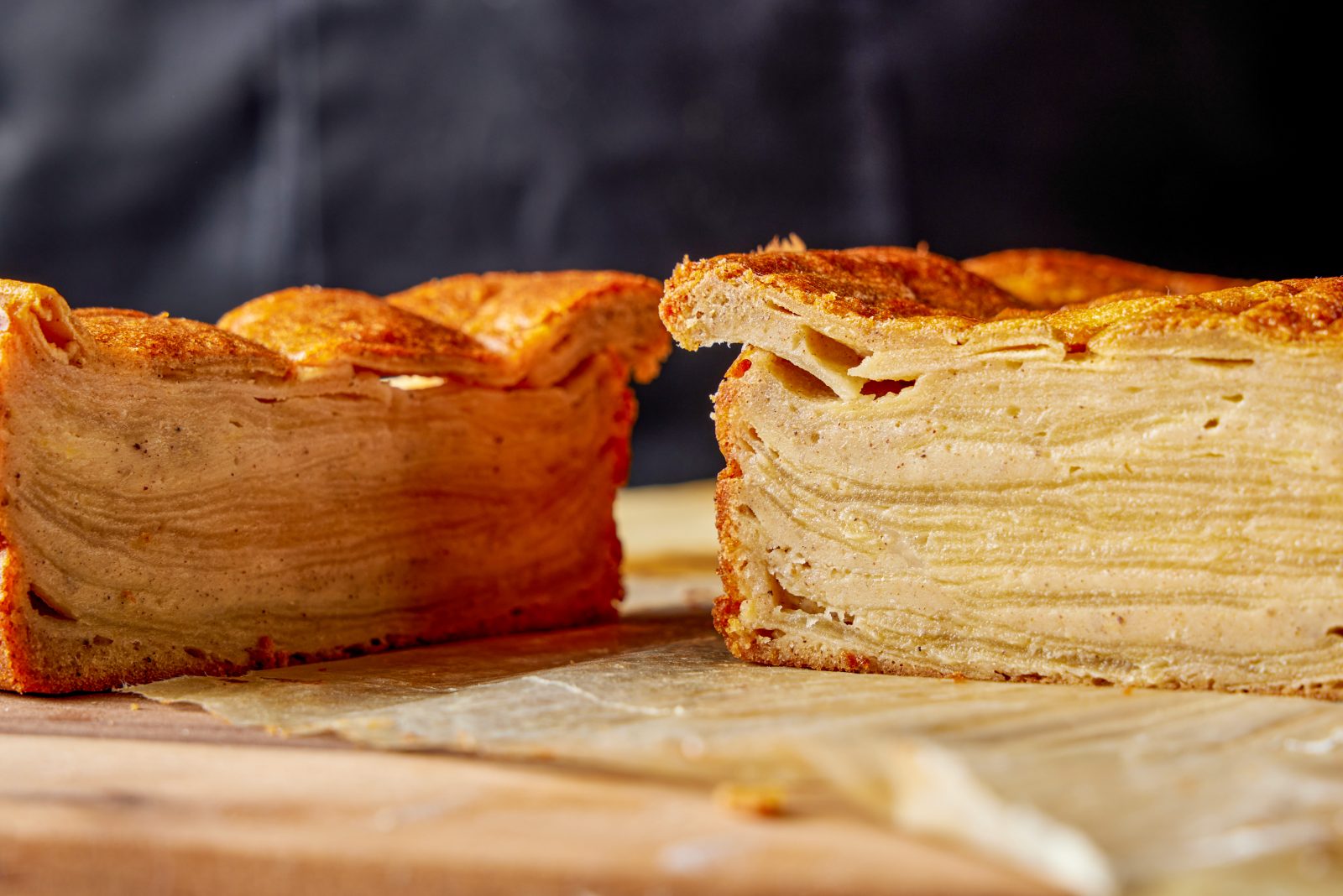 Invisible Apple Cake Gateau
