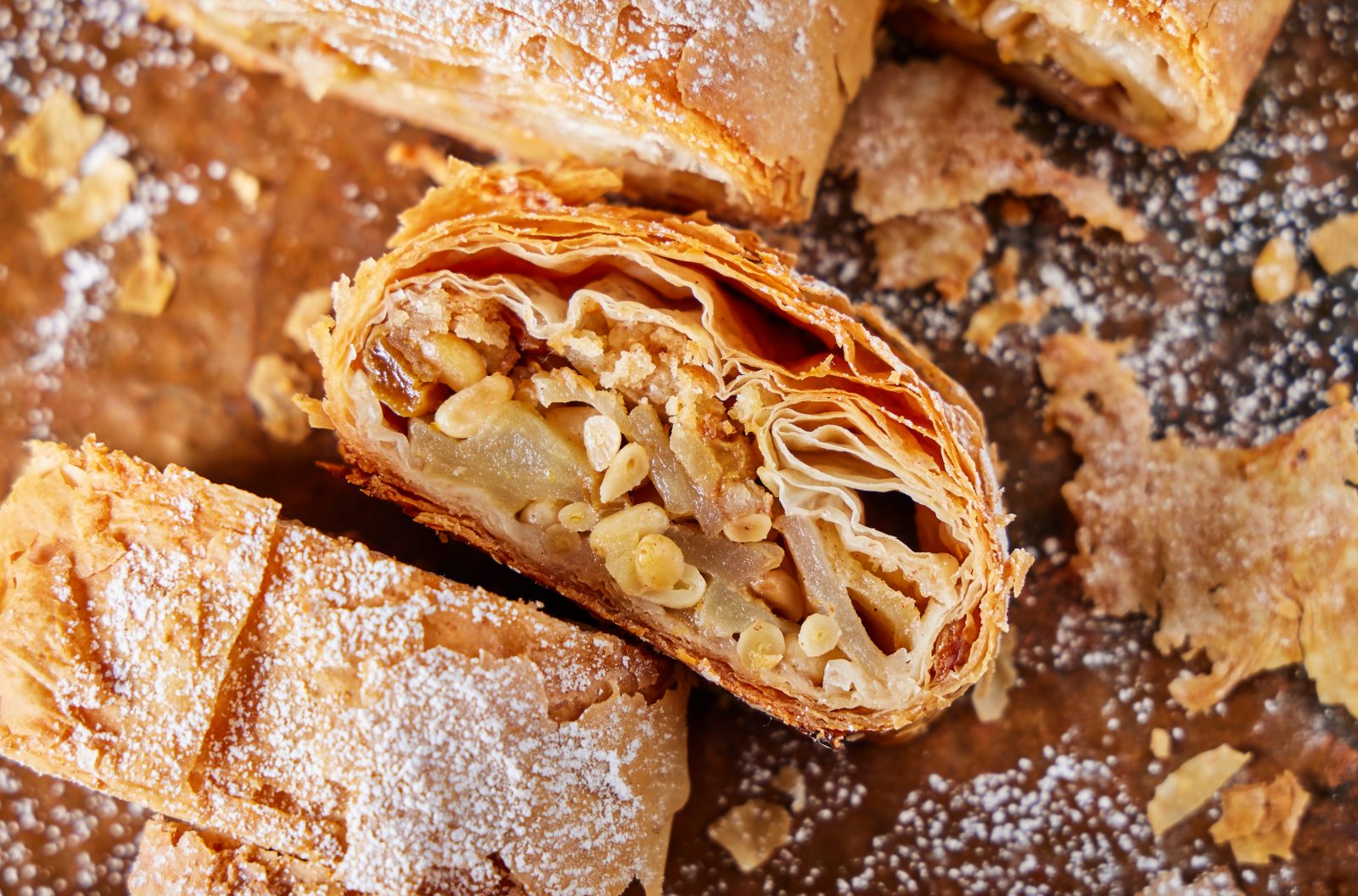 Italian Style Apple Strudel