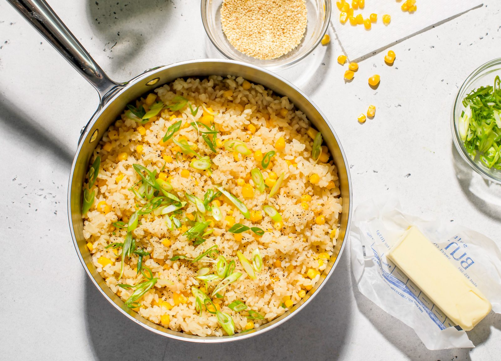 Japanese Rice Corn Butter Soy Sauce