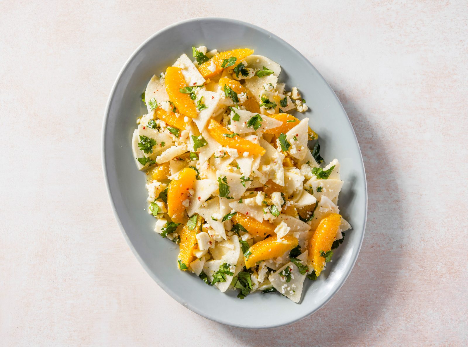 Jicama Orange Salad Queso Fresco