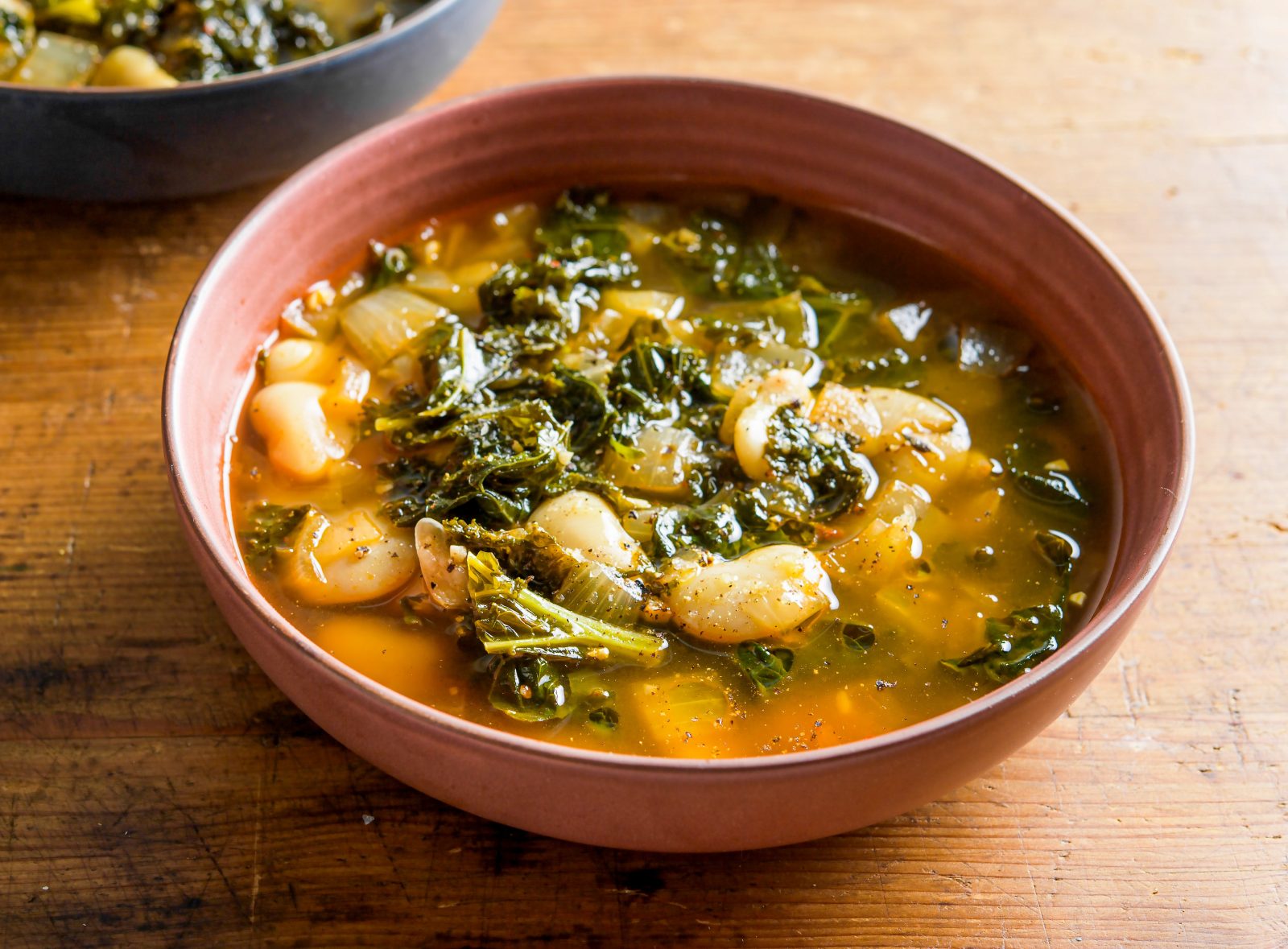 Kale White Bean Soup Smoked Paprika Olive Oil