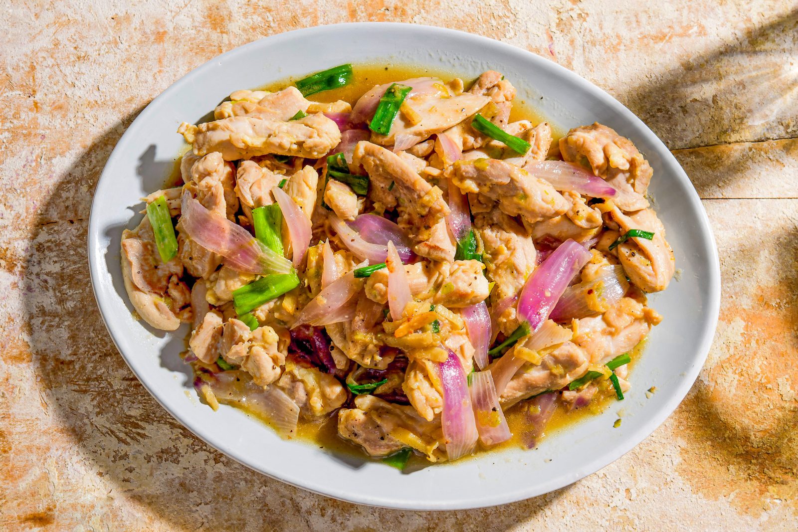 Khmer Stir Fried Chicken Ginger