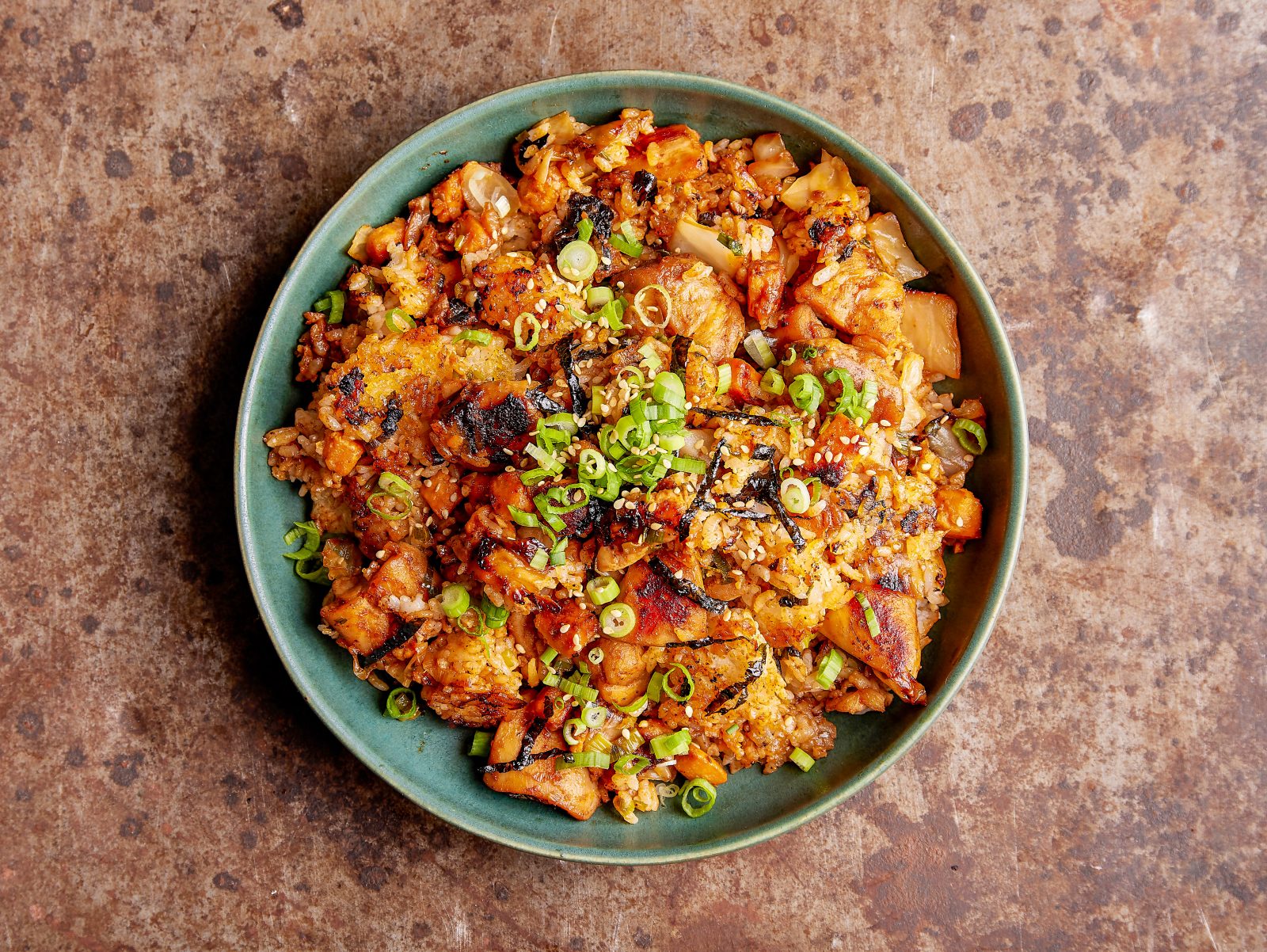 Korean Stir Fried Chicken Rice