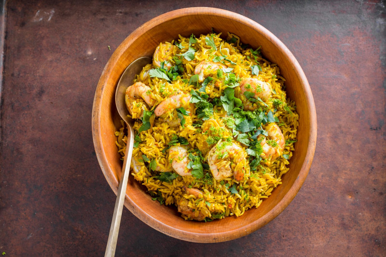 Kuwaiti Spiced Shrimp Basmati Rice