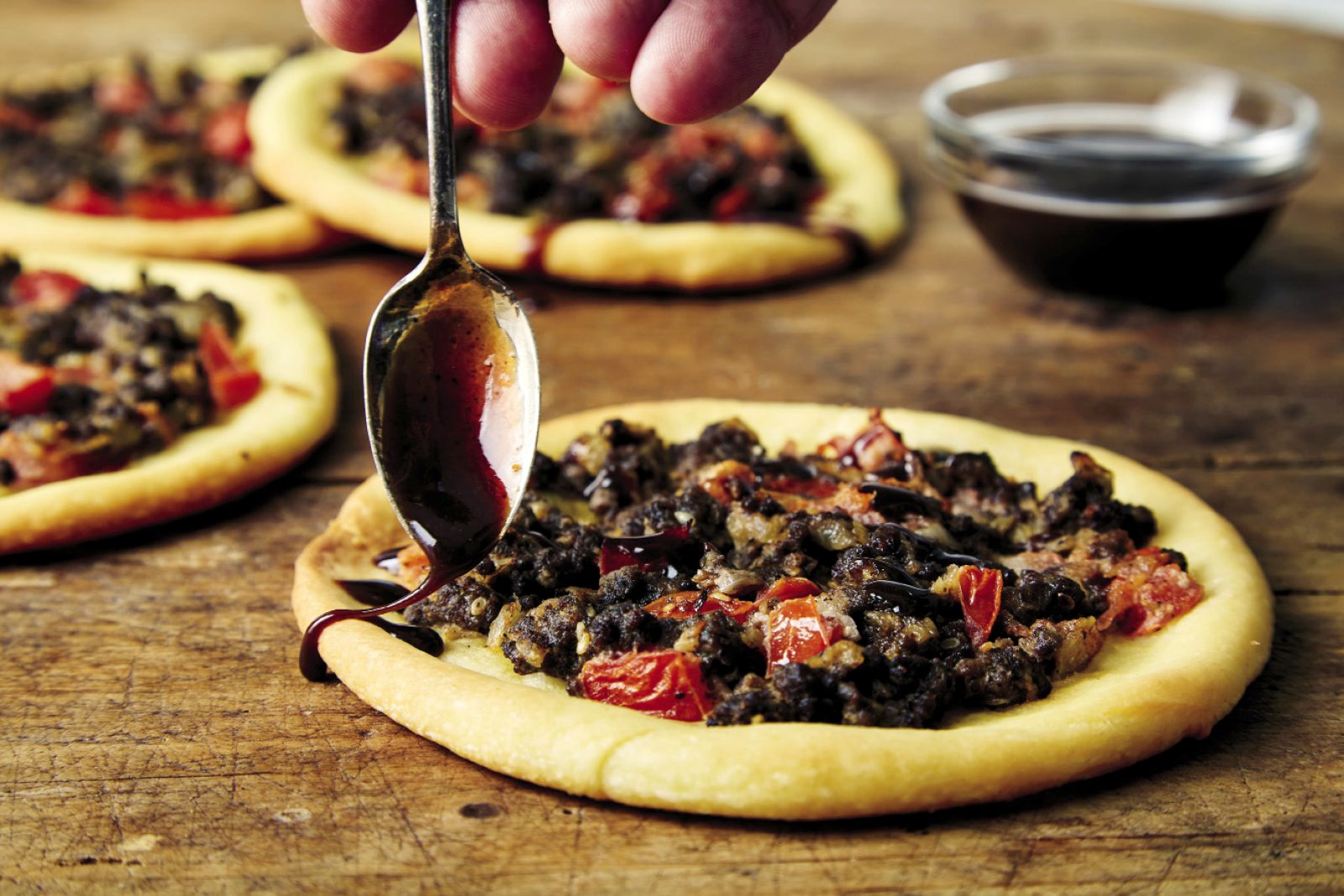 Lebanese Flatbreads Spiced Beef Tahini Tomatoes