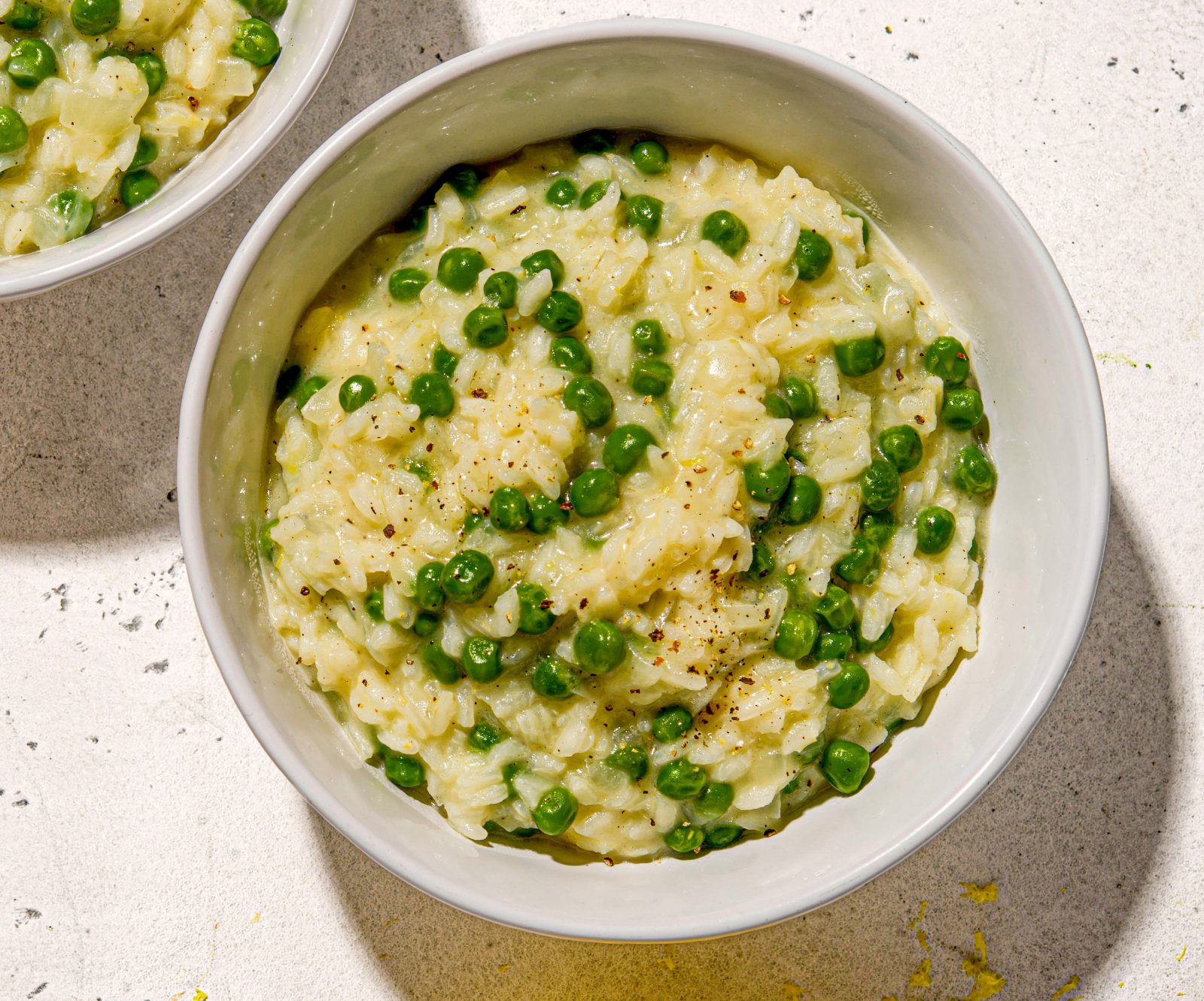 Lemon Green Pea Risotto