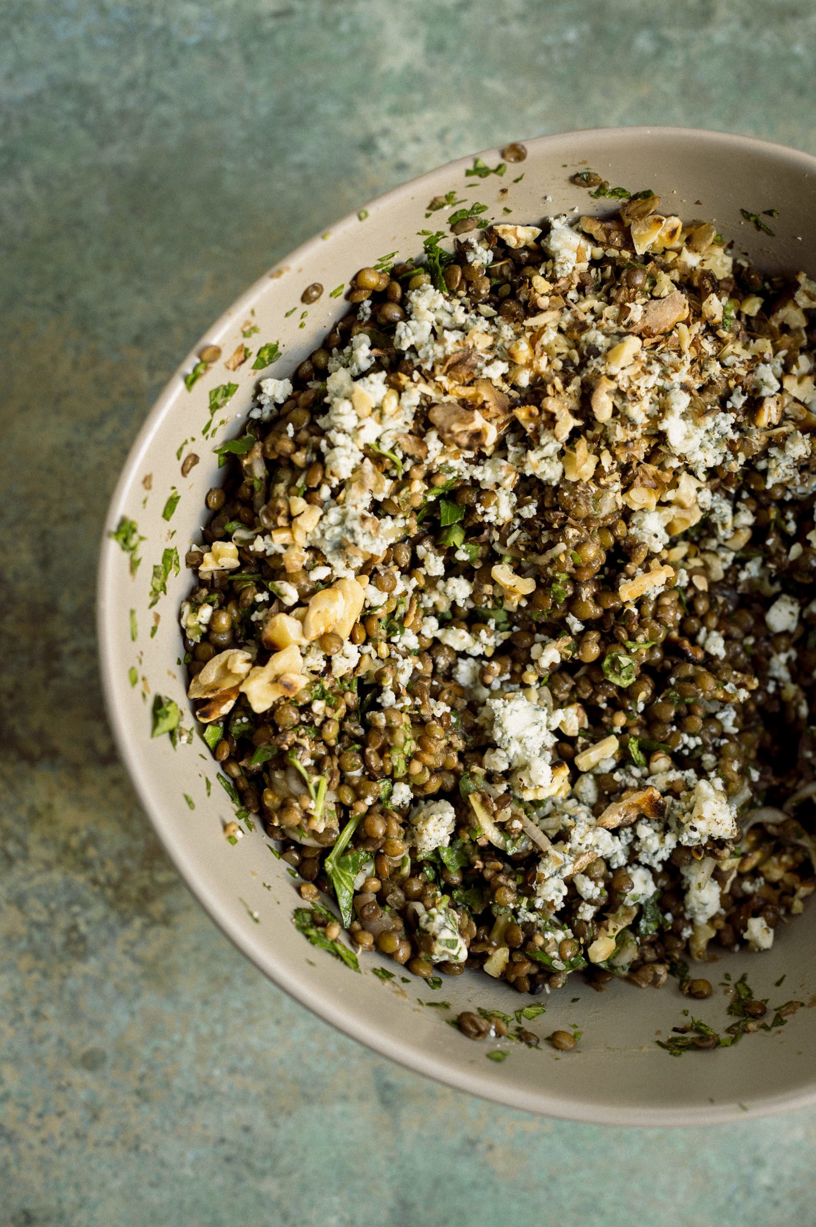 Lentil Salad with Gorgonzola