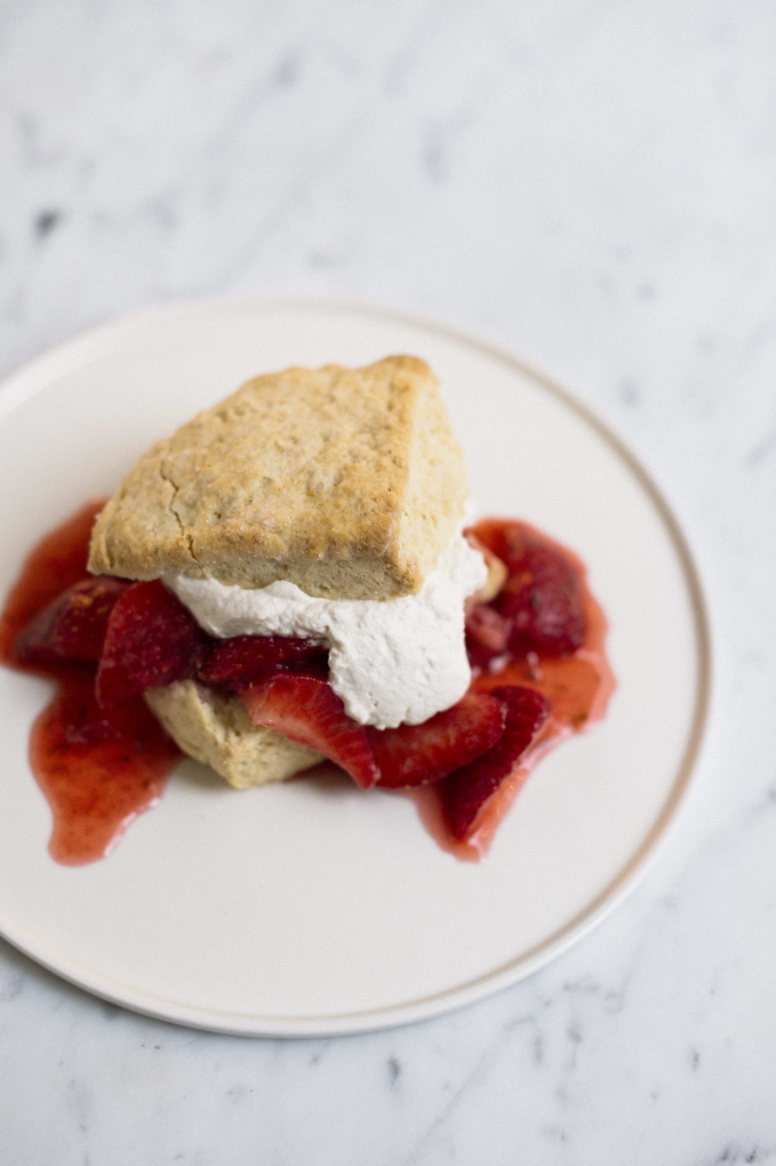 Macerated Strawberries with Lime