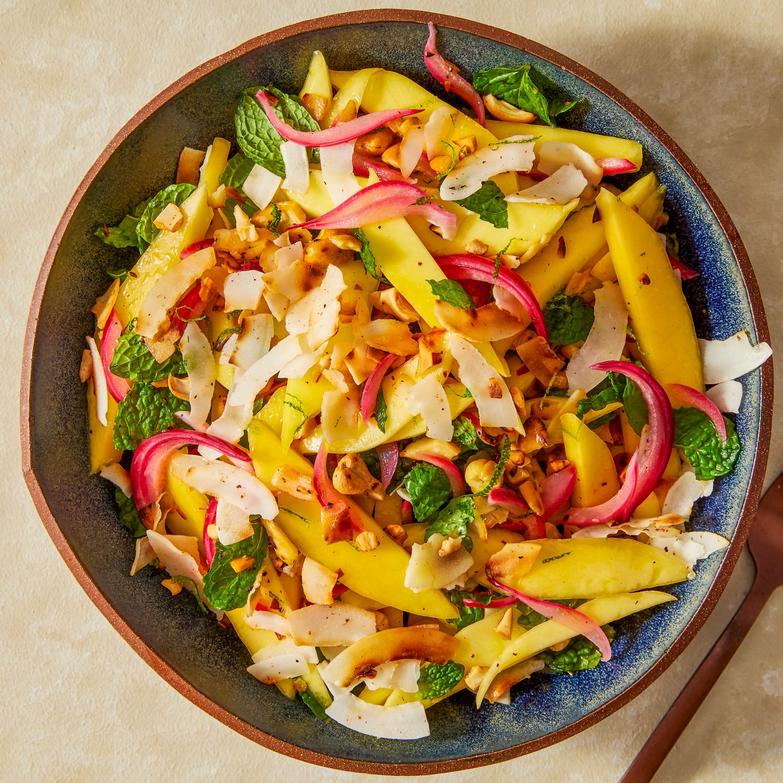 Mango Salad Toasted Coconut Cashews