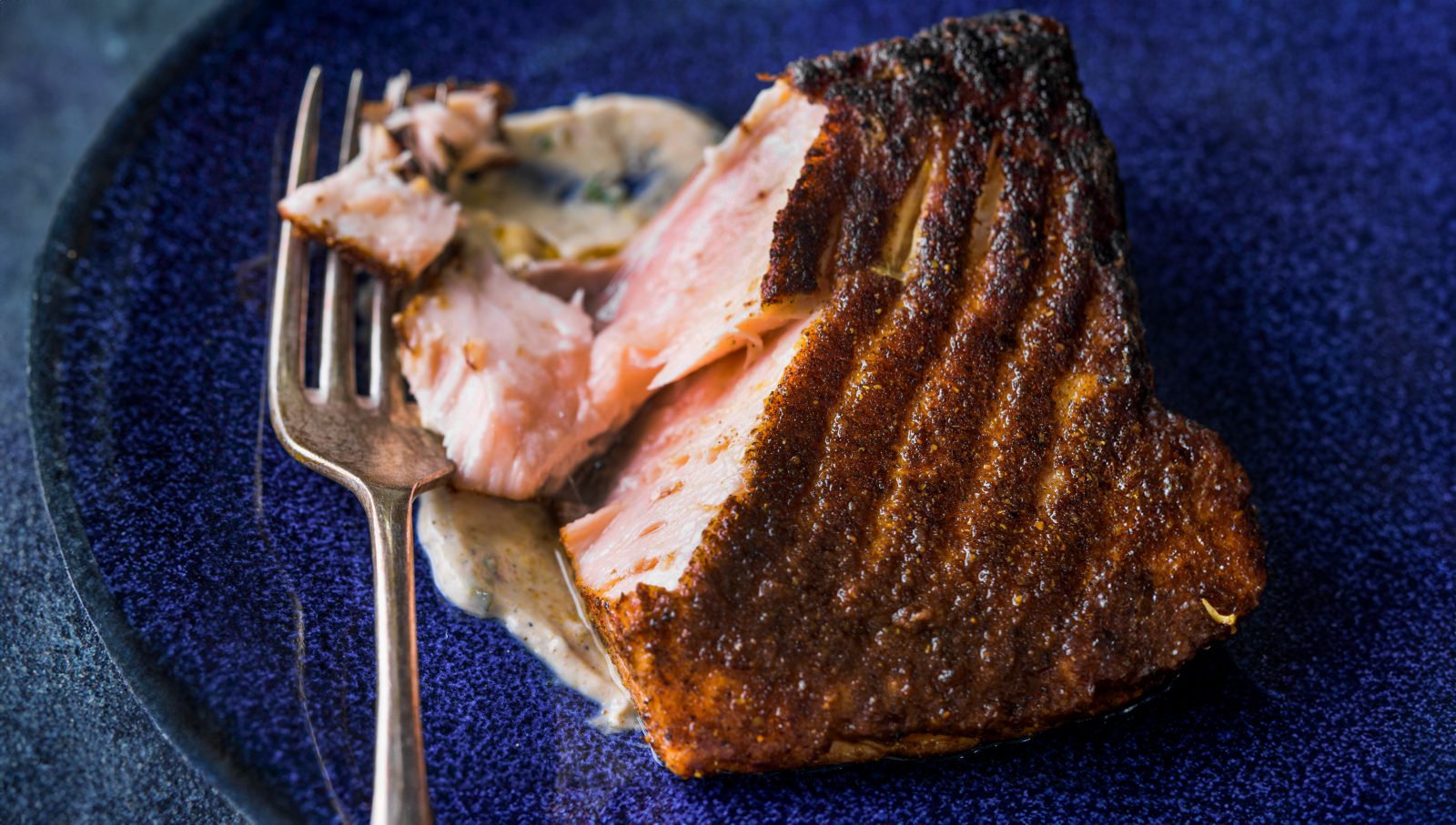 Masala Rubbed Blackened Salmon Plate