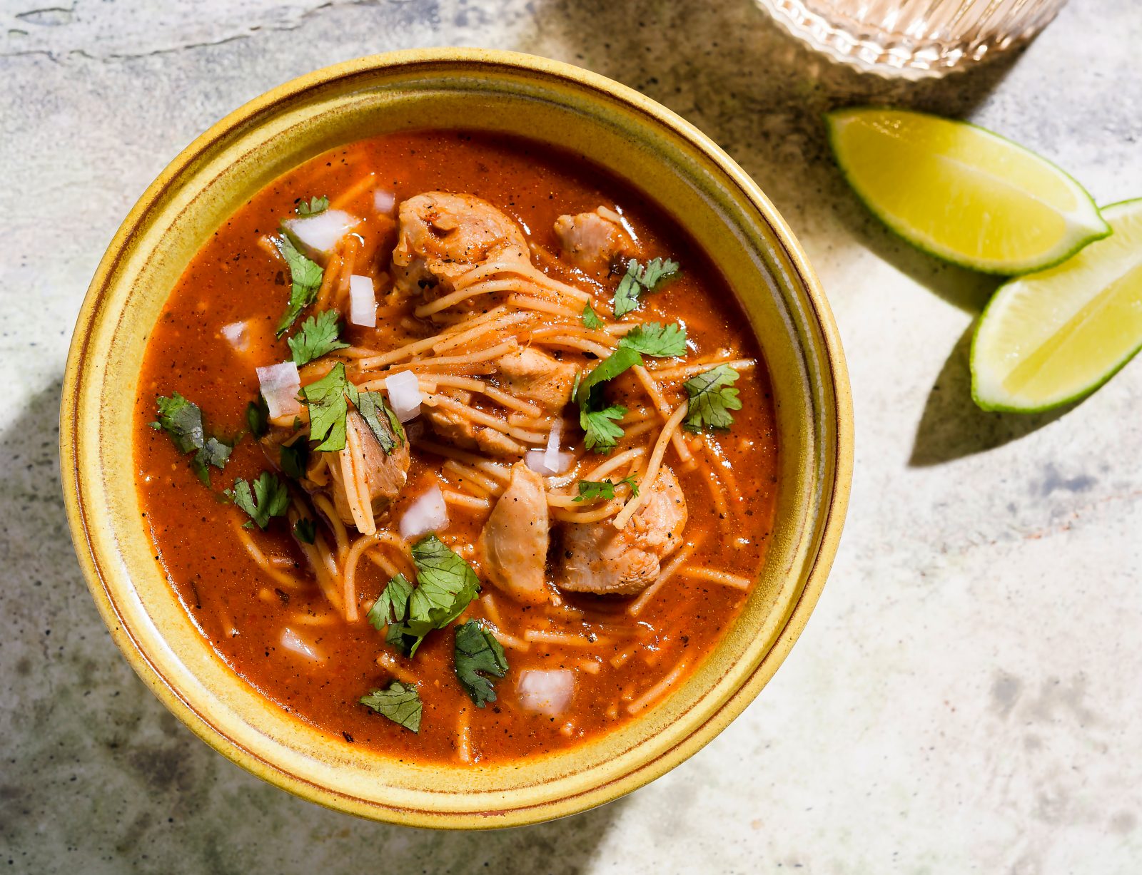 Mexican Chicken Fideos Soup Sopa de Pollo con Fideos