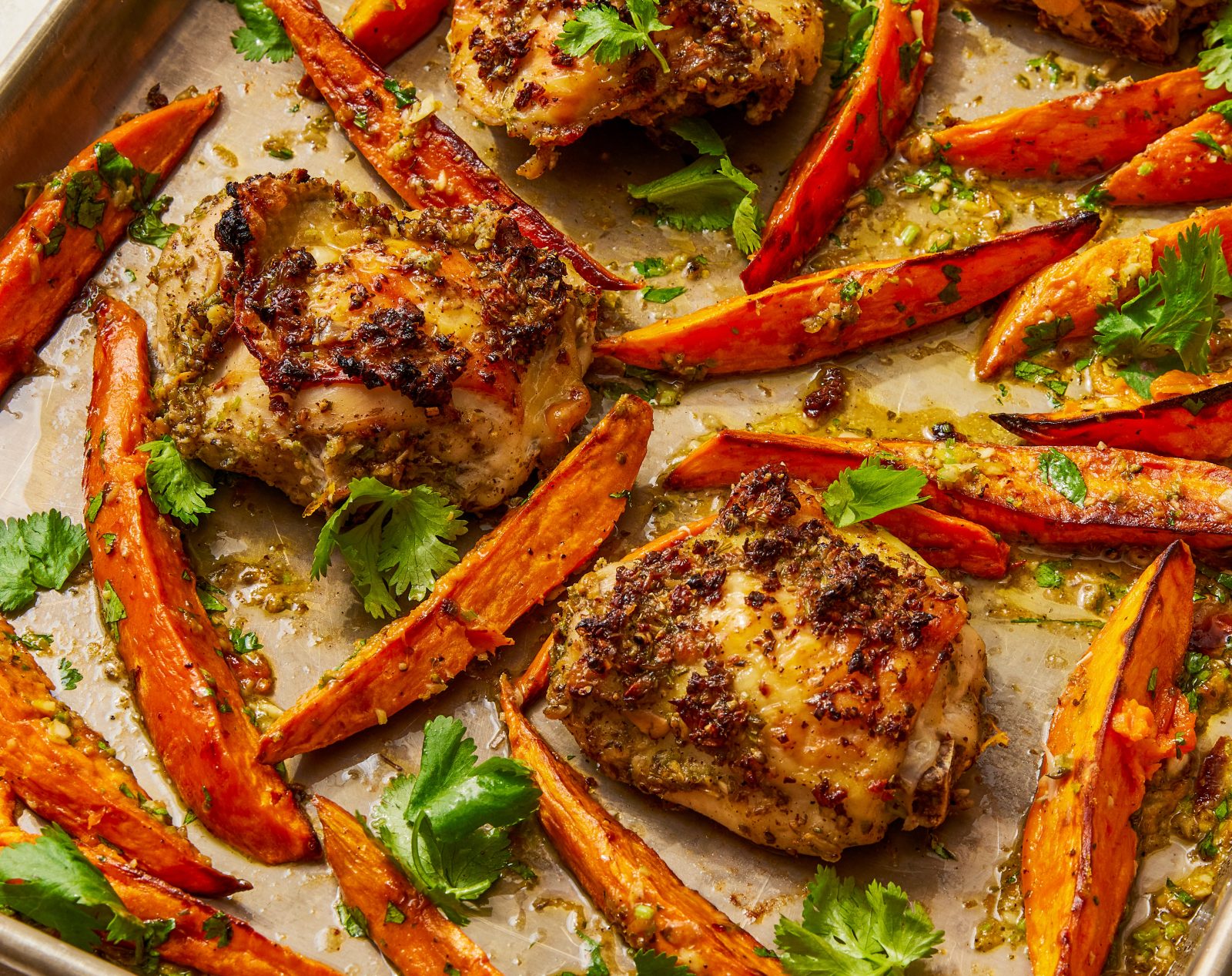 Mojo Chicken Sweet Potato Traybake