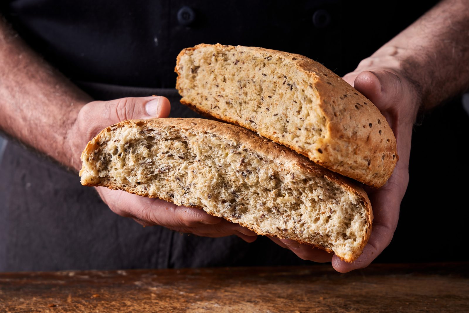 Moroccan Seeded Breads Semolina
