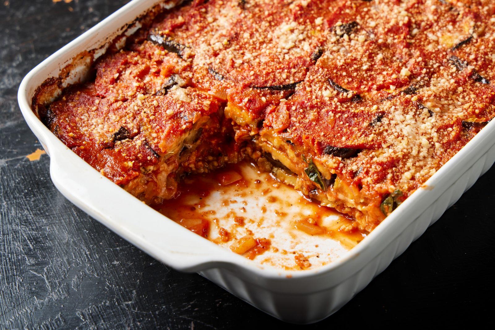 No Fry Neapolitan Eggplant Parmesan New