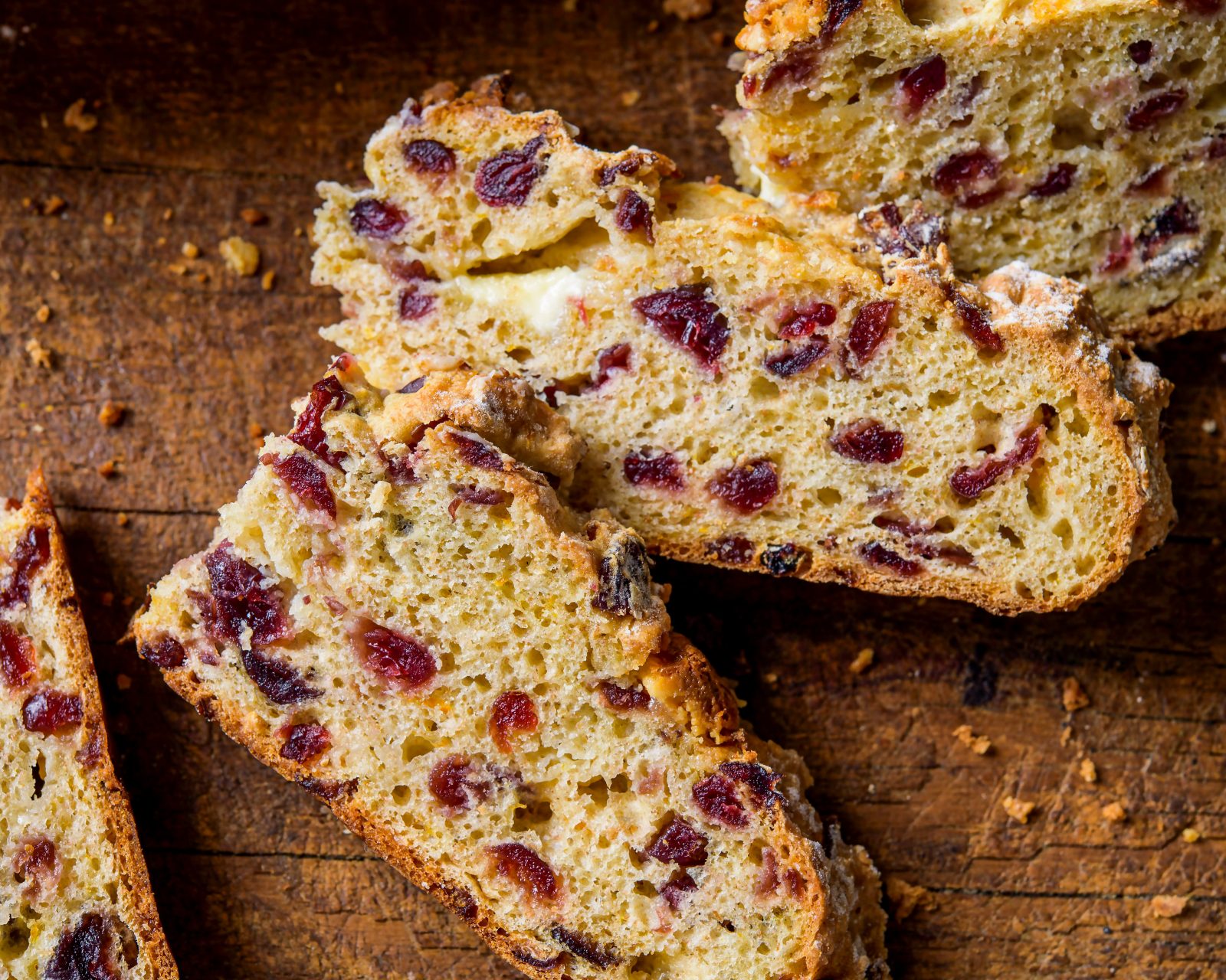 Orange Cranberry Soda Bread White Chocolate Chunks