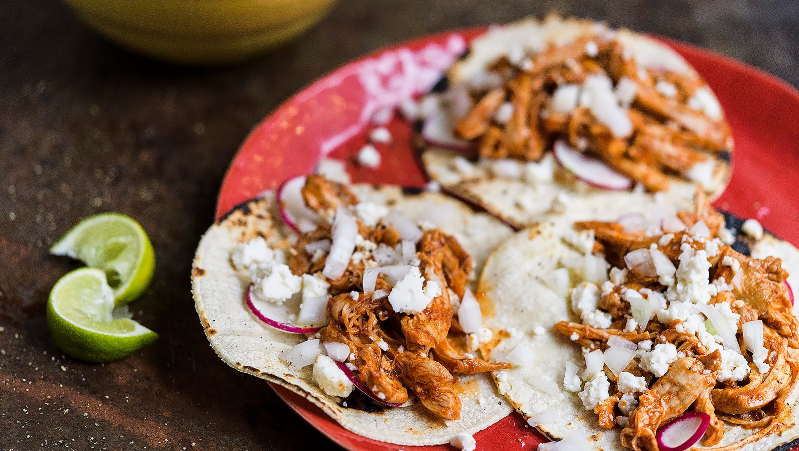 Orange Guajillo Chili Pulled Chicken