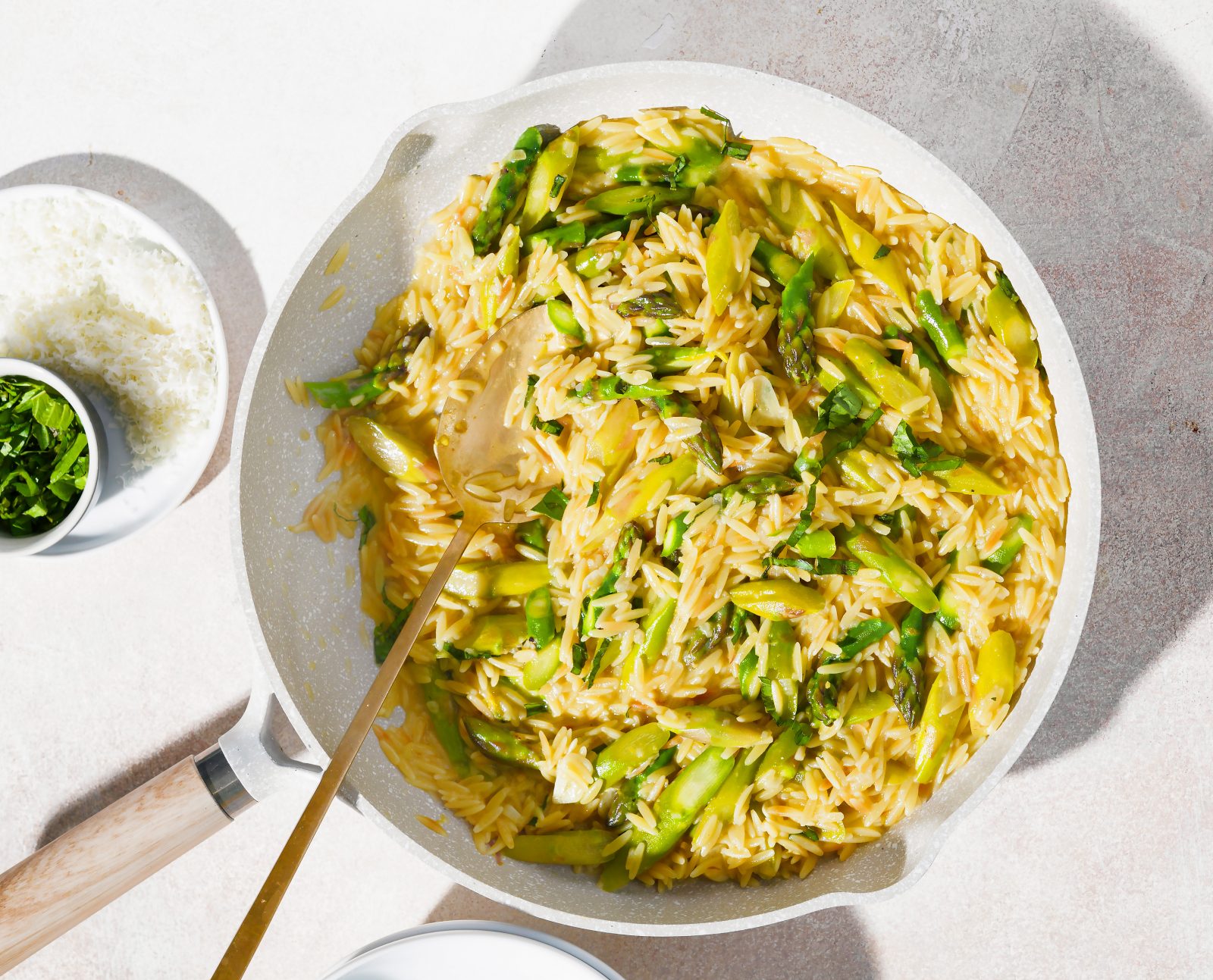 Orzotto Asparagus Lemon Parmesan