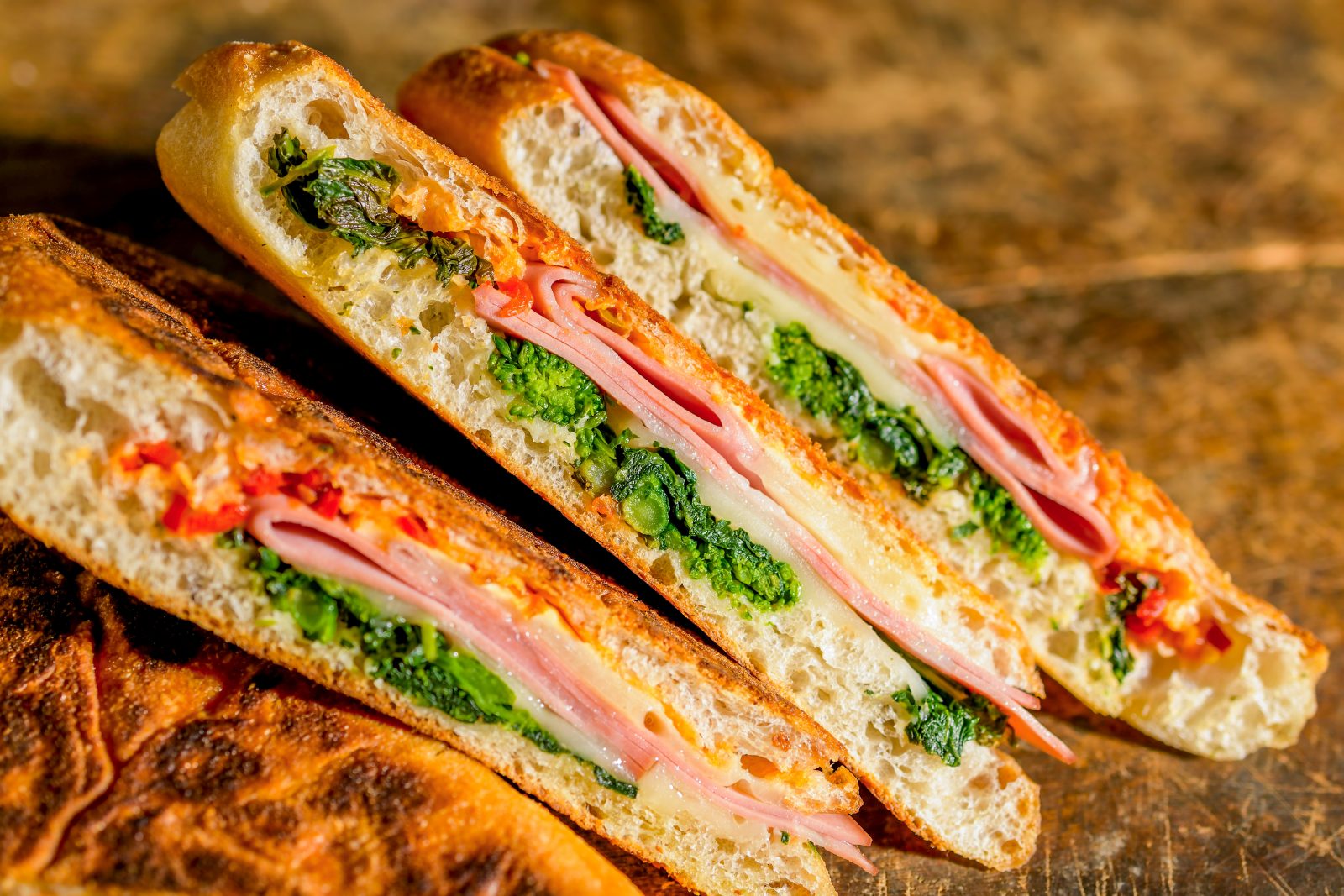 Panini Mortadella Provolone Broccoli Rabe