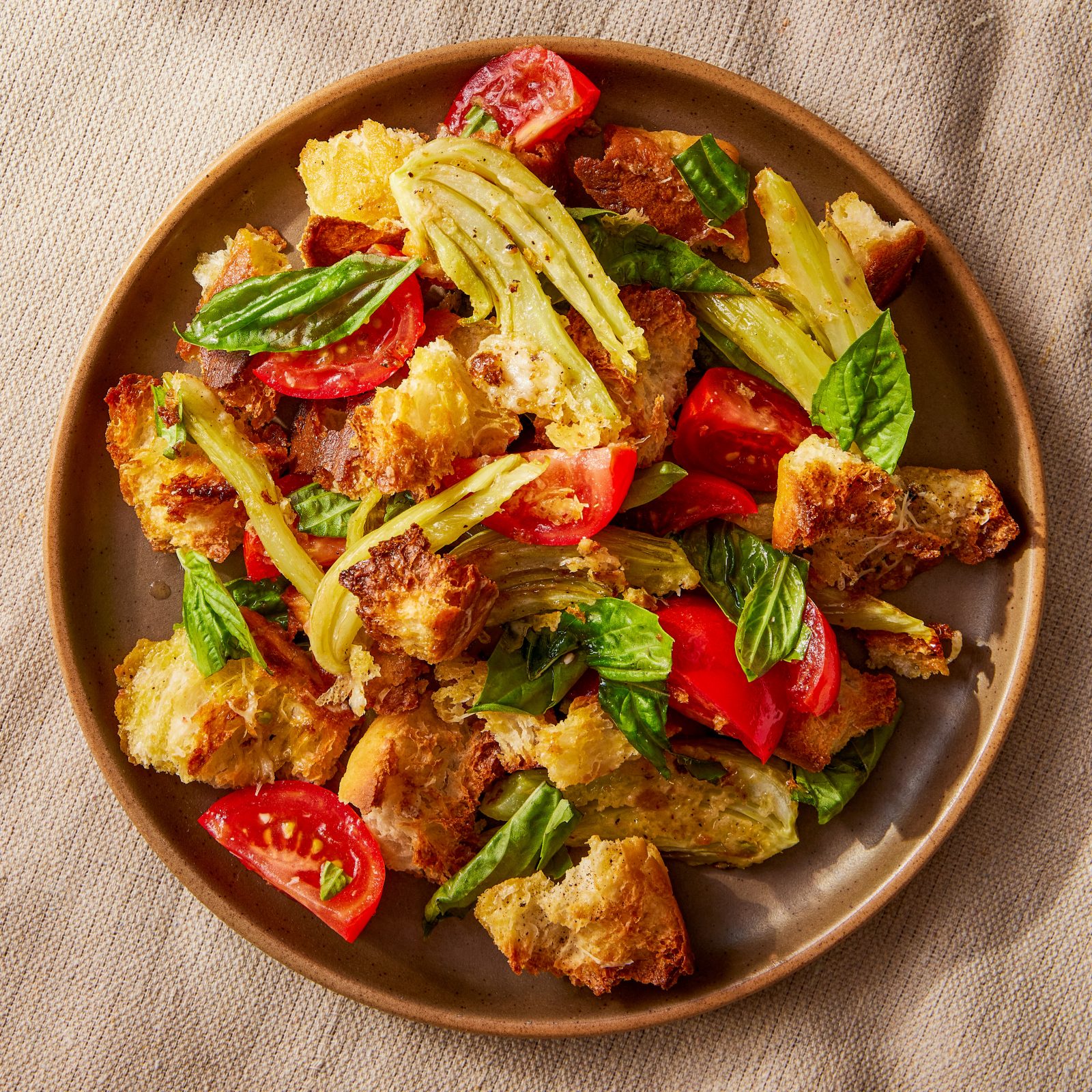 Panzanella Tomatoes Roasted Fennel