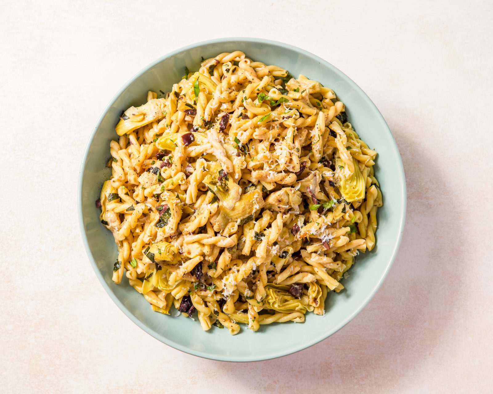 Pasta Artichokes Olives