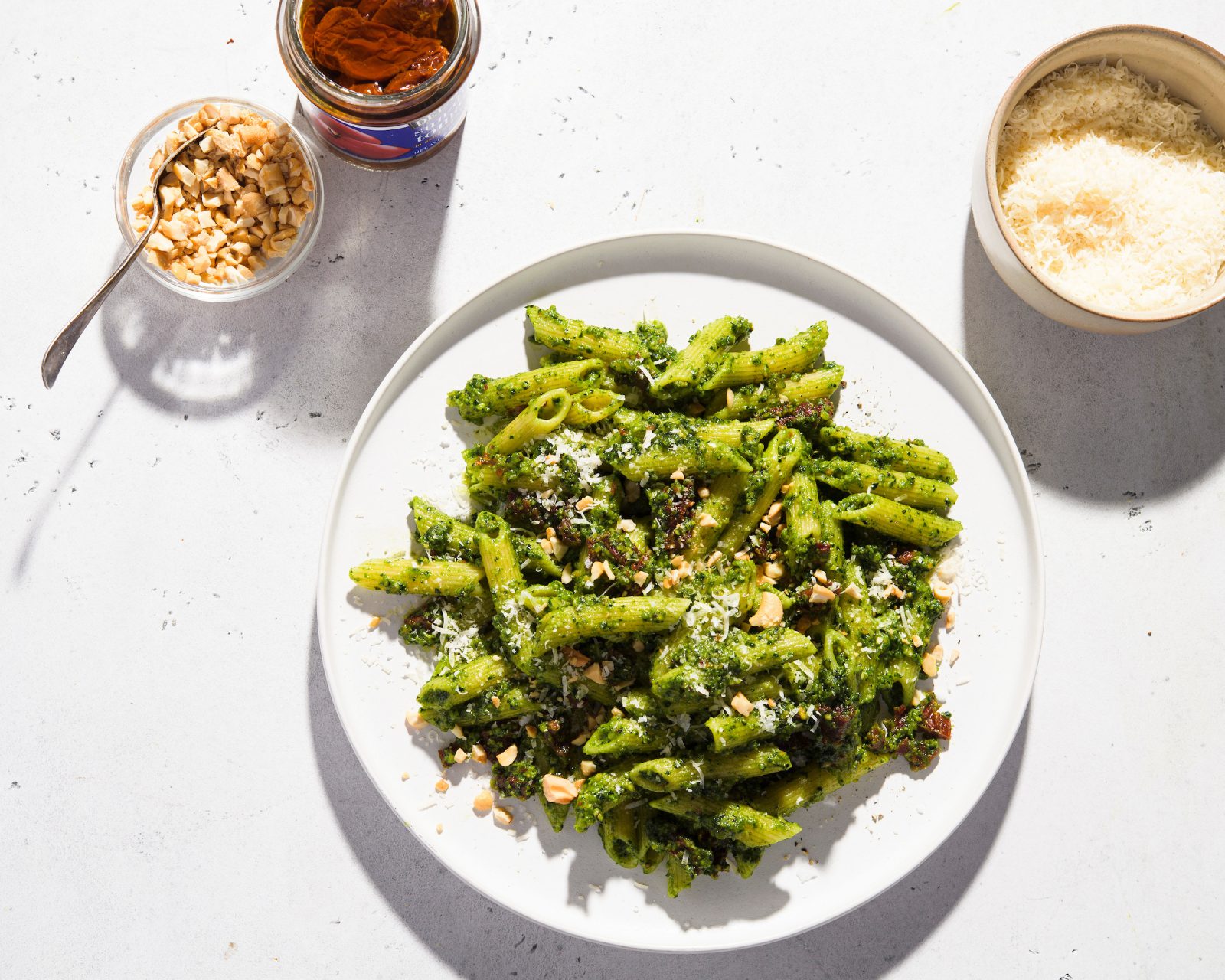 Pasta Kale Pesto Sundried Tomatoes Cook What You Have Milk Street