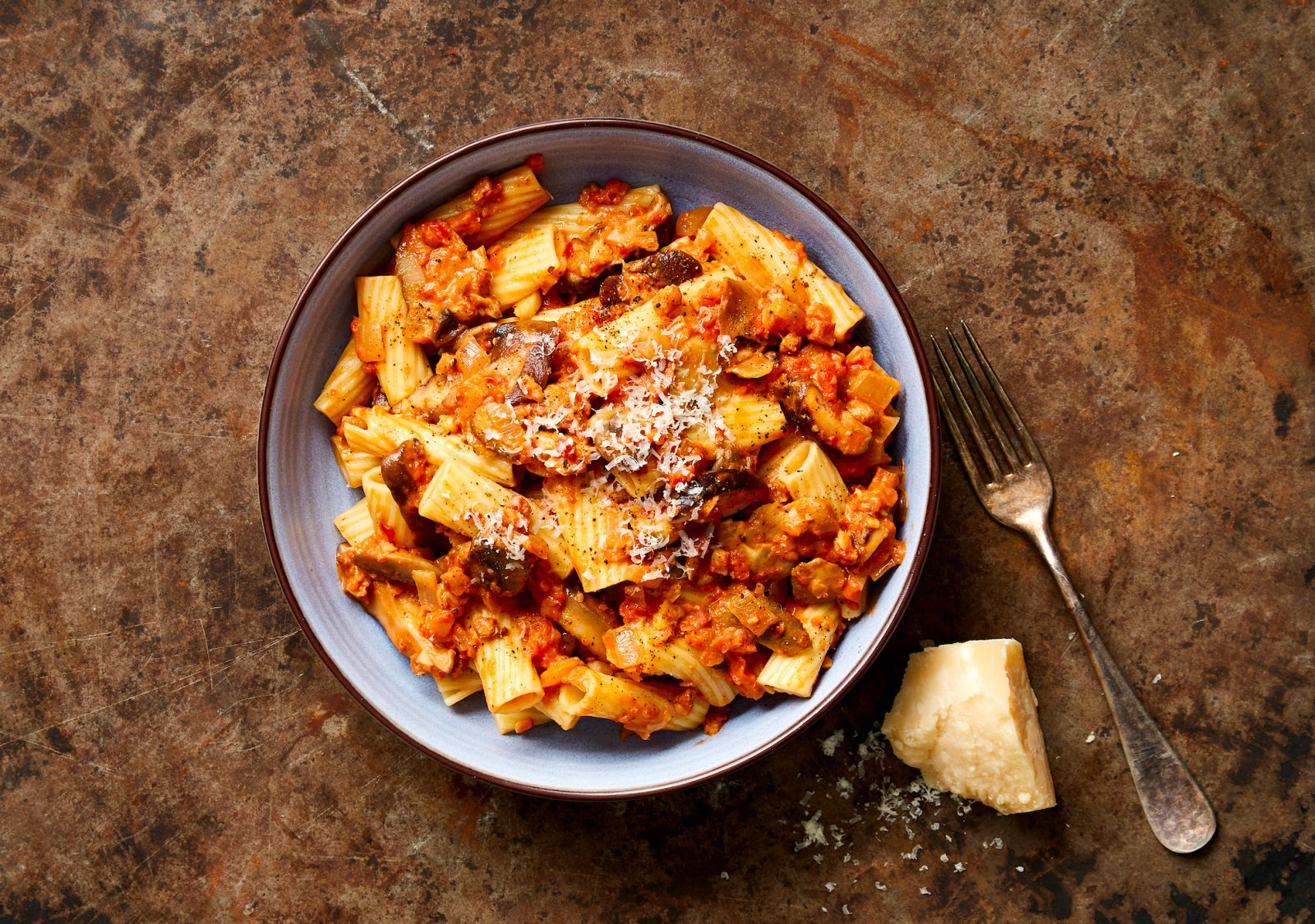 Pasta Mushrooms Tomato Pancetta
