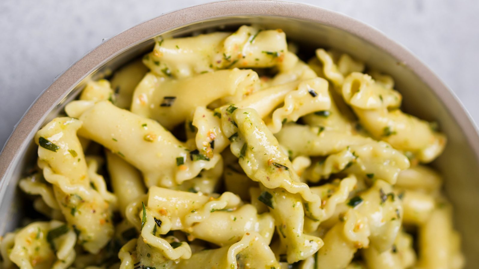 Pasta Pistachio Aged Gouda Pesto