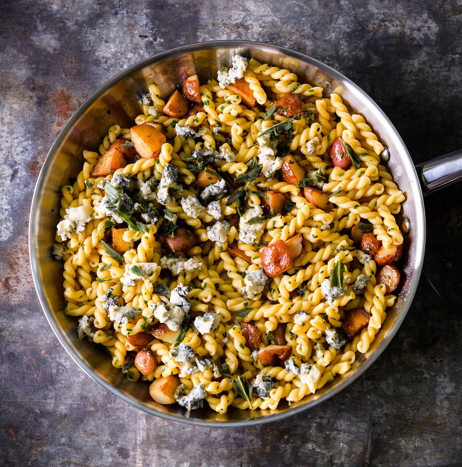 Pasta Potatoes Gorgonzola Sage
