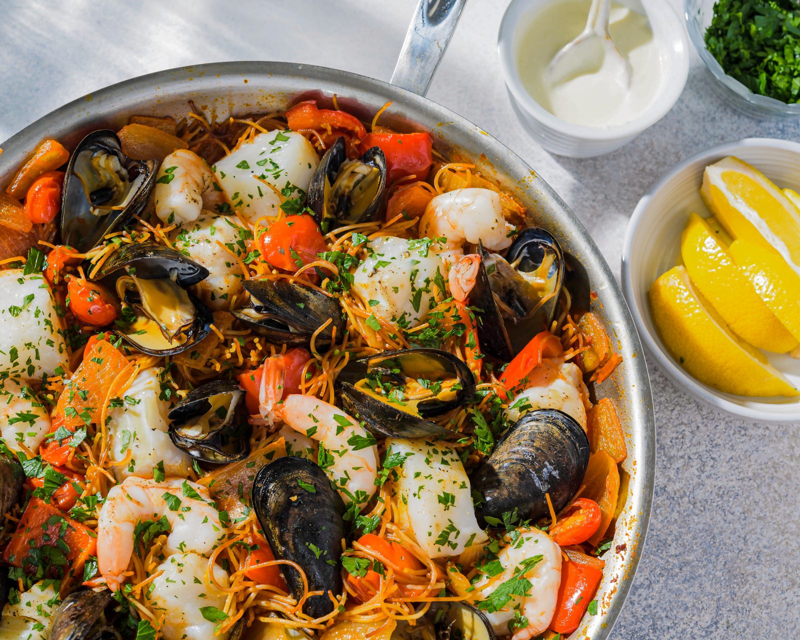 Pasta Seafood Paella