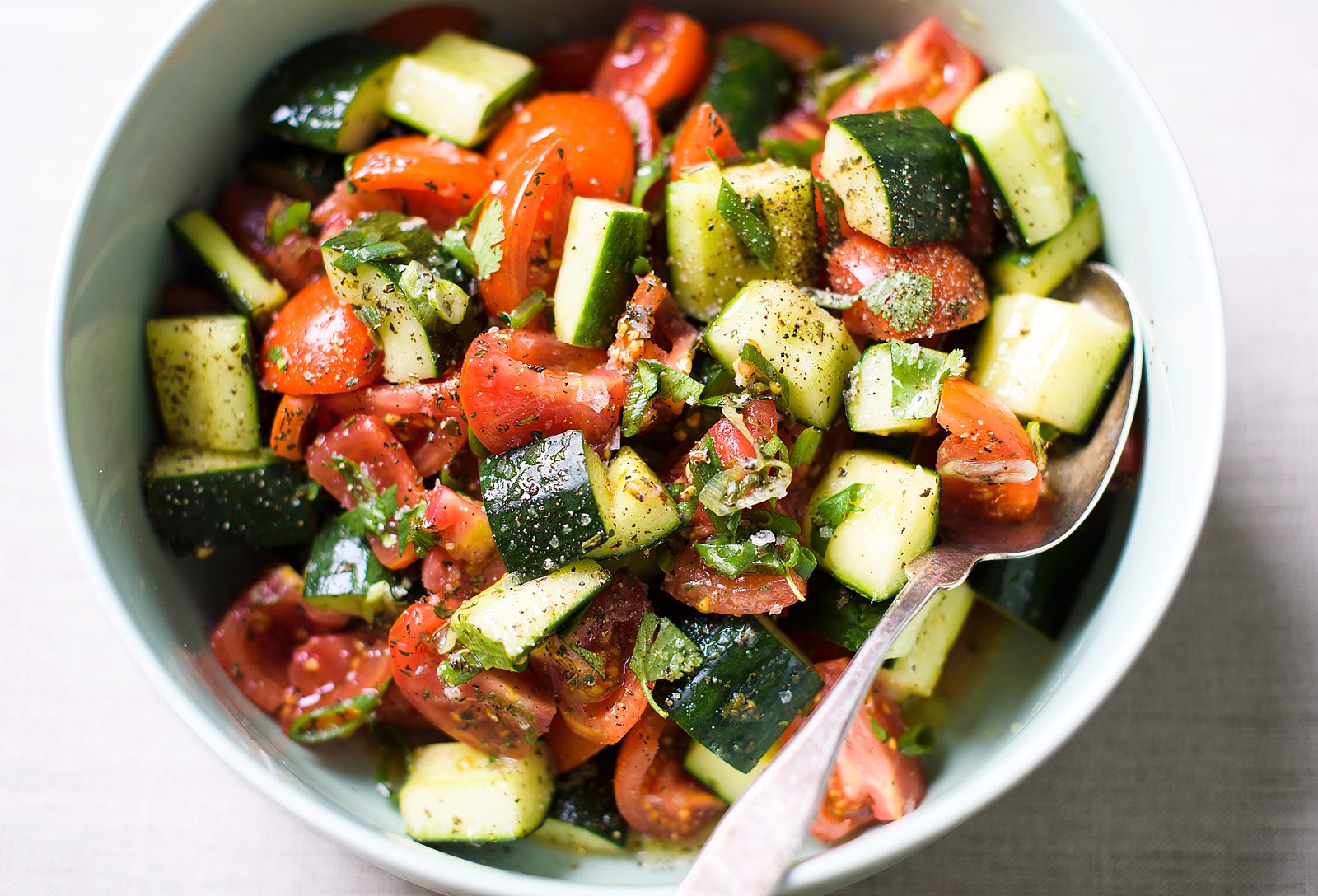 Persian Tomato Cucumber Salad
