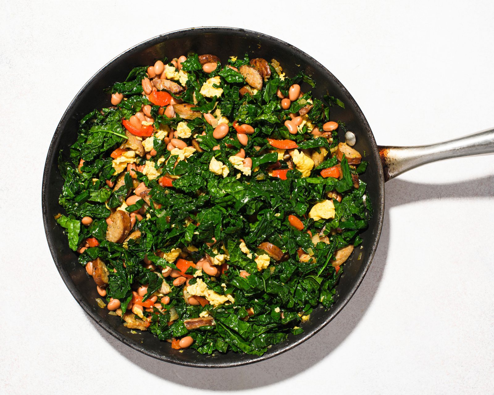 Pinto Beans Sausage Kale Eggs Cook What You Have Milk Street