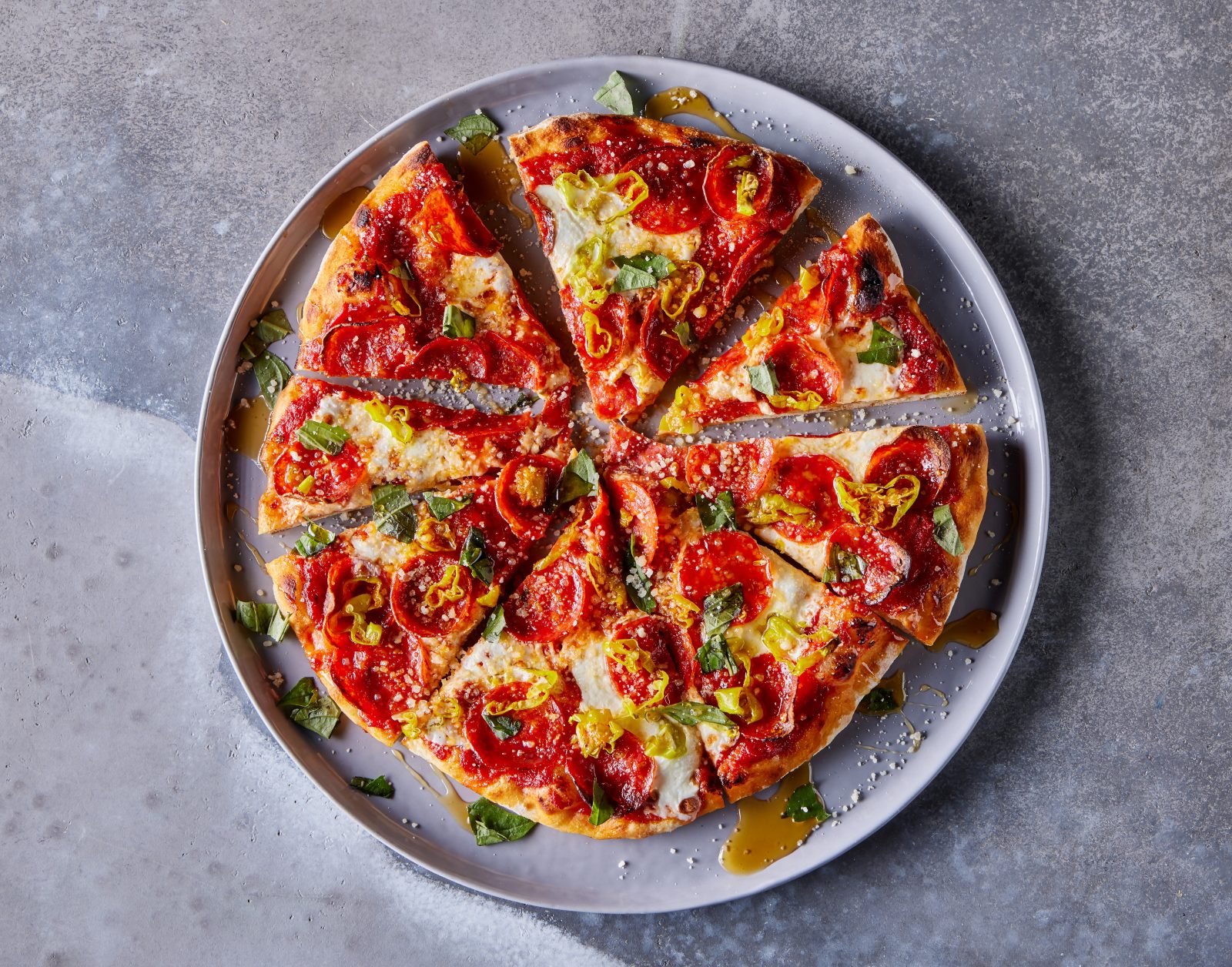 Pizza Pepperoni Mozzarella Hot Honey
