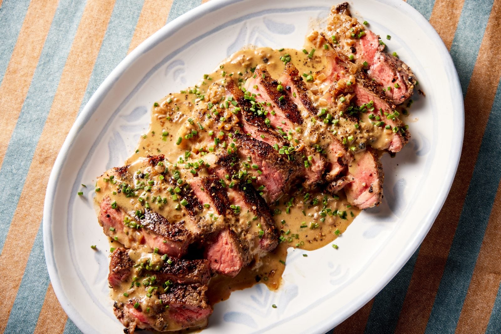 Porcini Seasoned Steak au Poivre