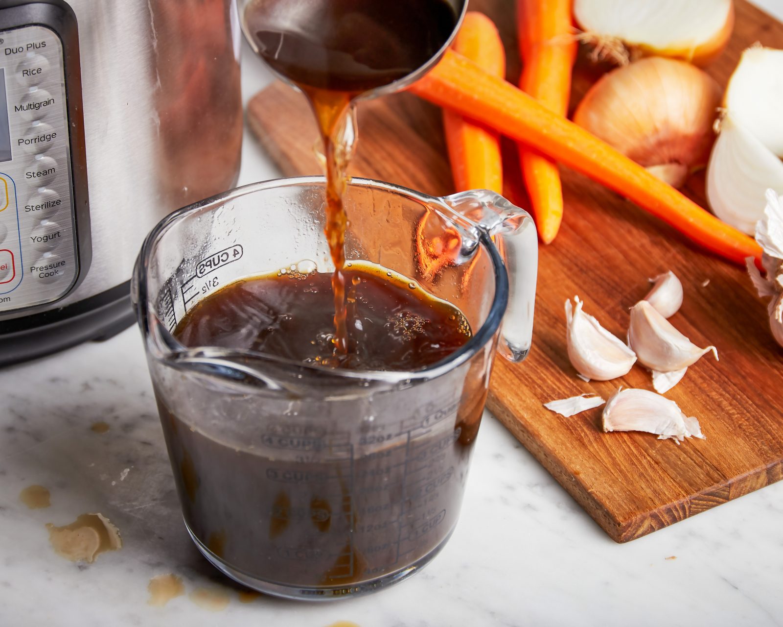 Pressure Cooked Beef Broth