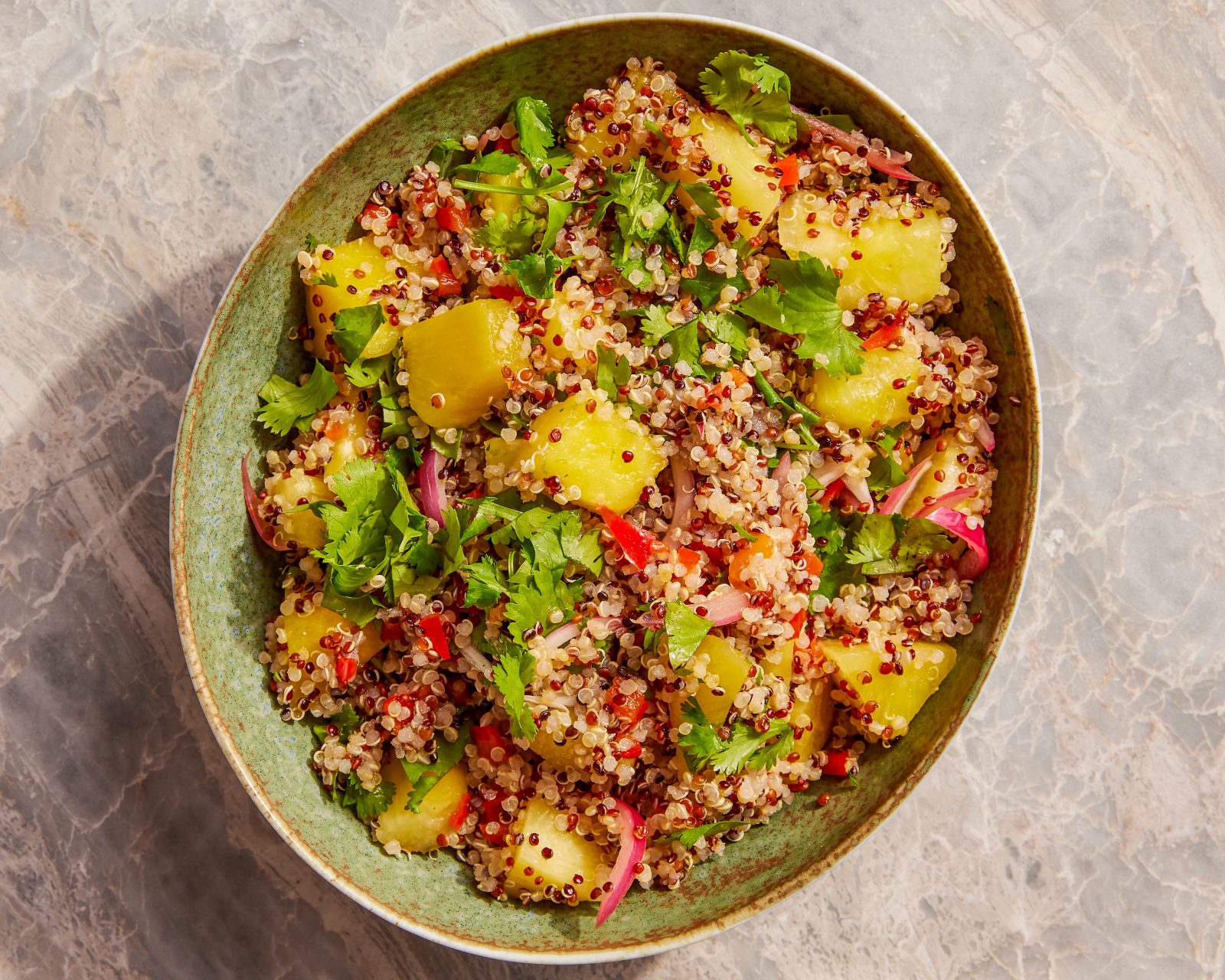 Quinoa Salad Pineapple Cilantro Lime