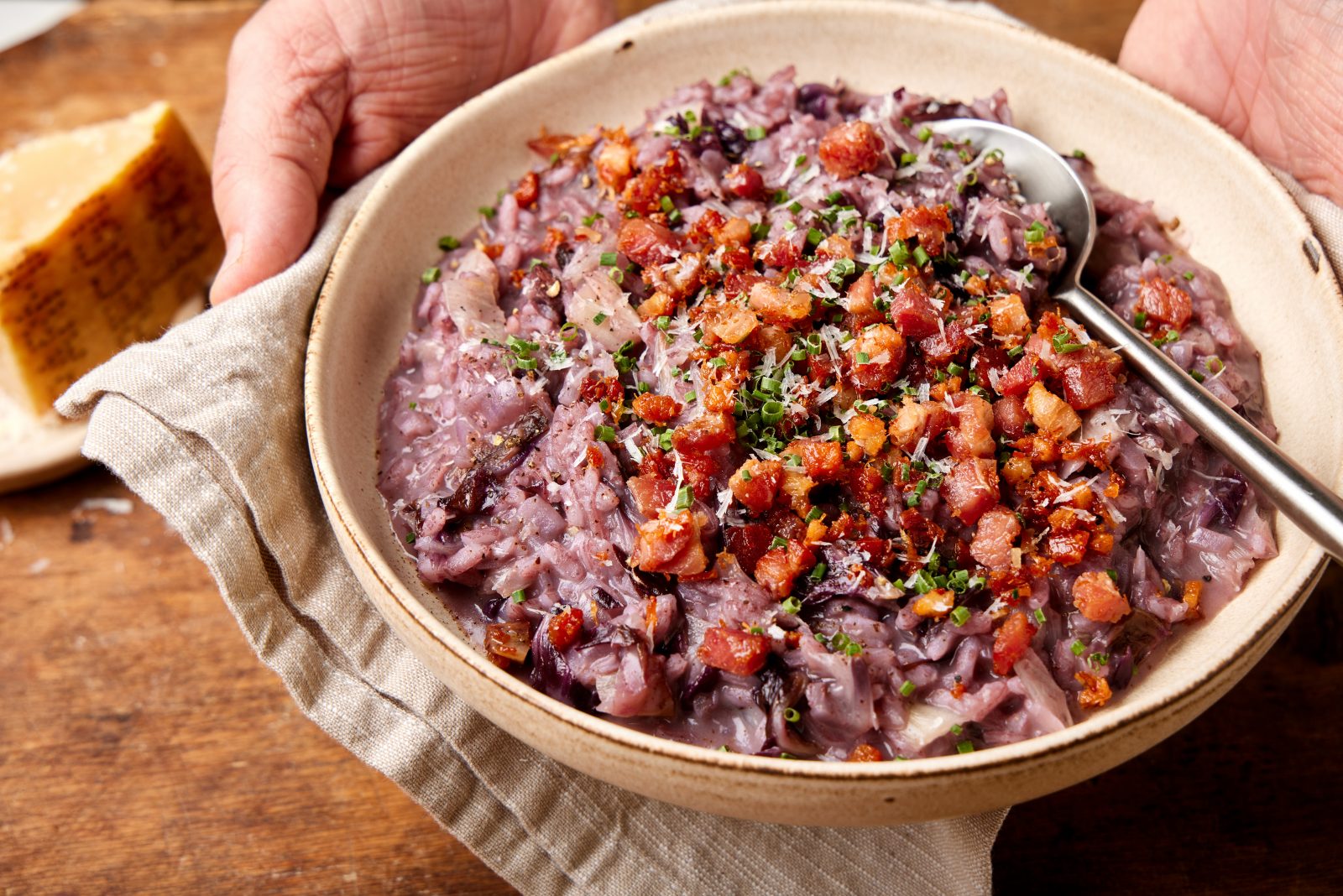 Radicchio Red Wine Risotto Pancetta