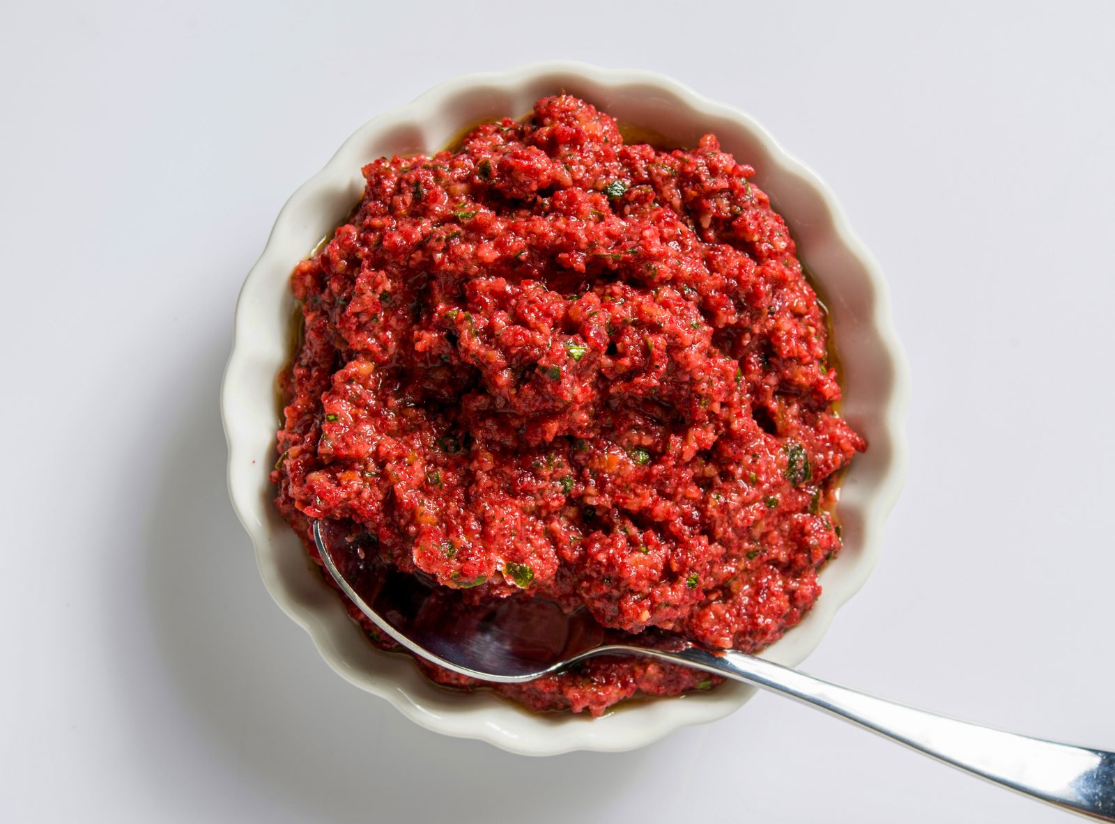 Red Beet Walnut Pesto