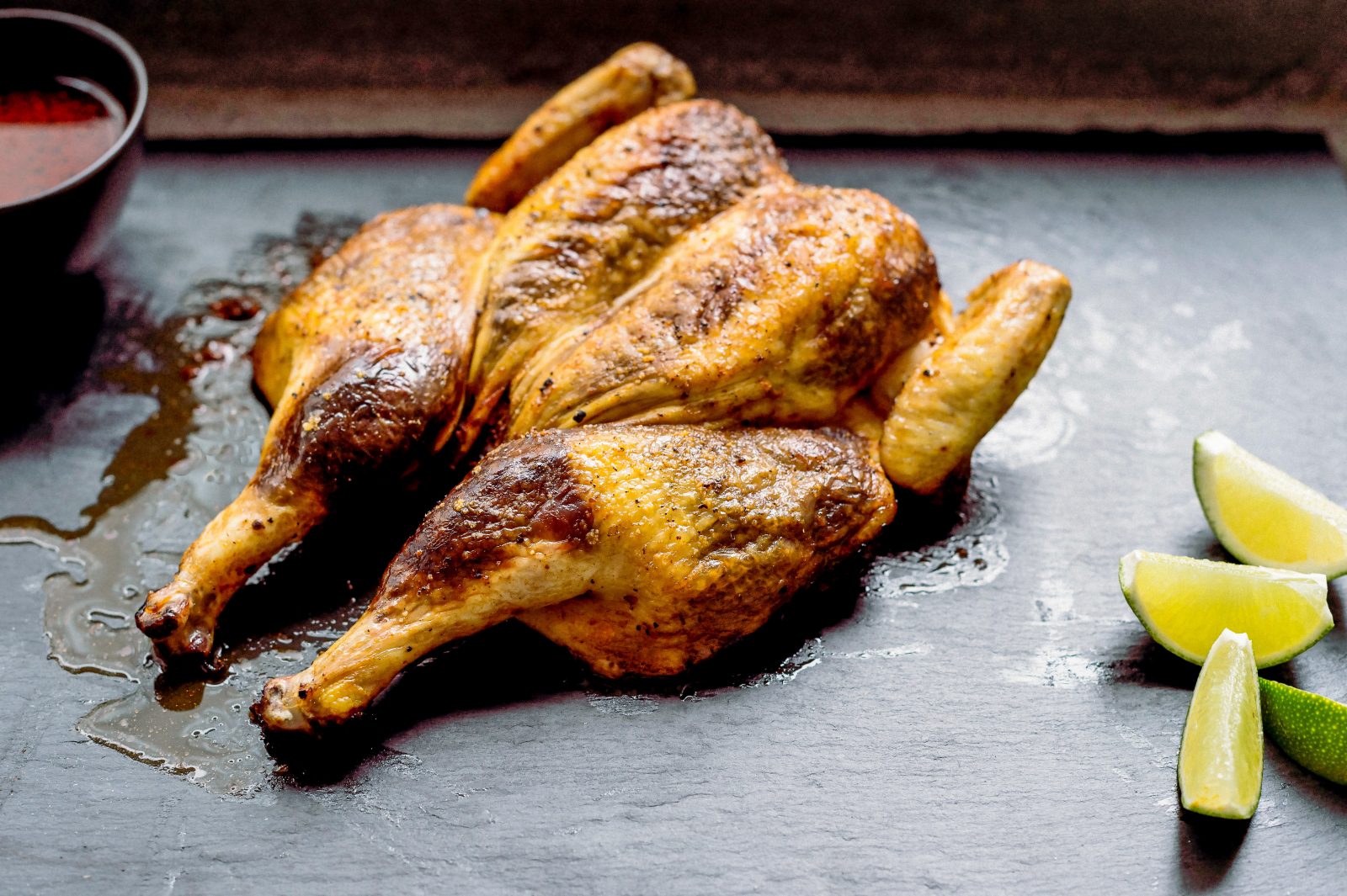 Red Chili Spatchcocked Roast Chicken