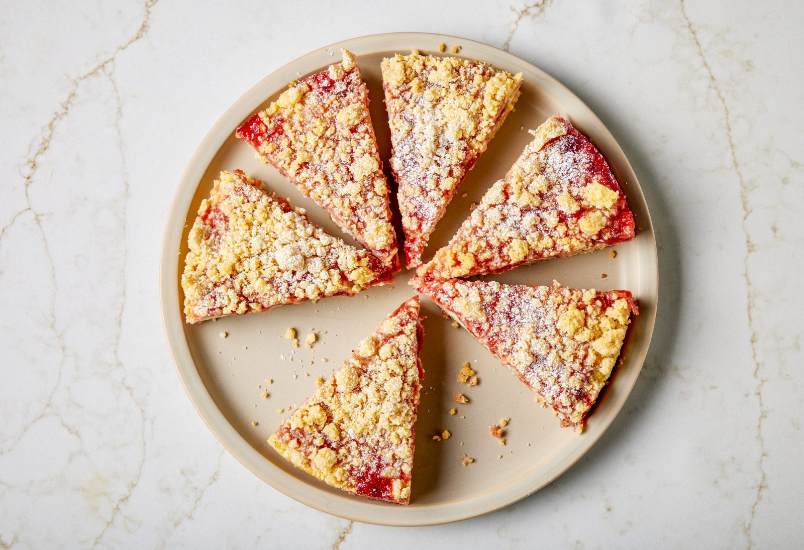 Ricotta Cherry Jam Tart