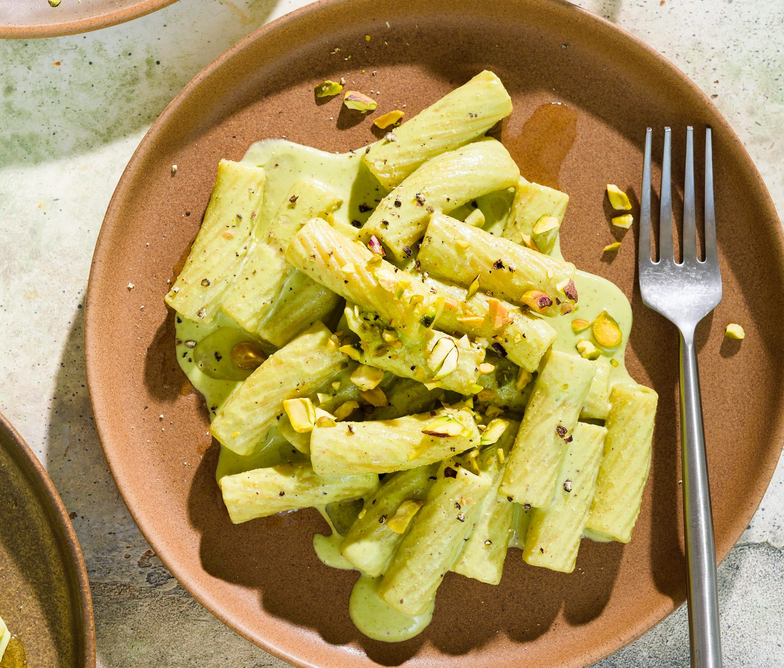 Rigatoni Pistachio Ricotta Herb Pesto