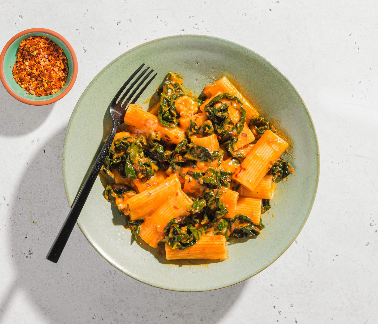 Rigatoni Tomato Kale Fontina