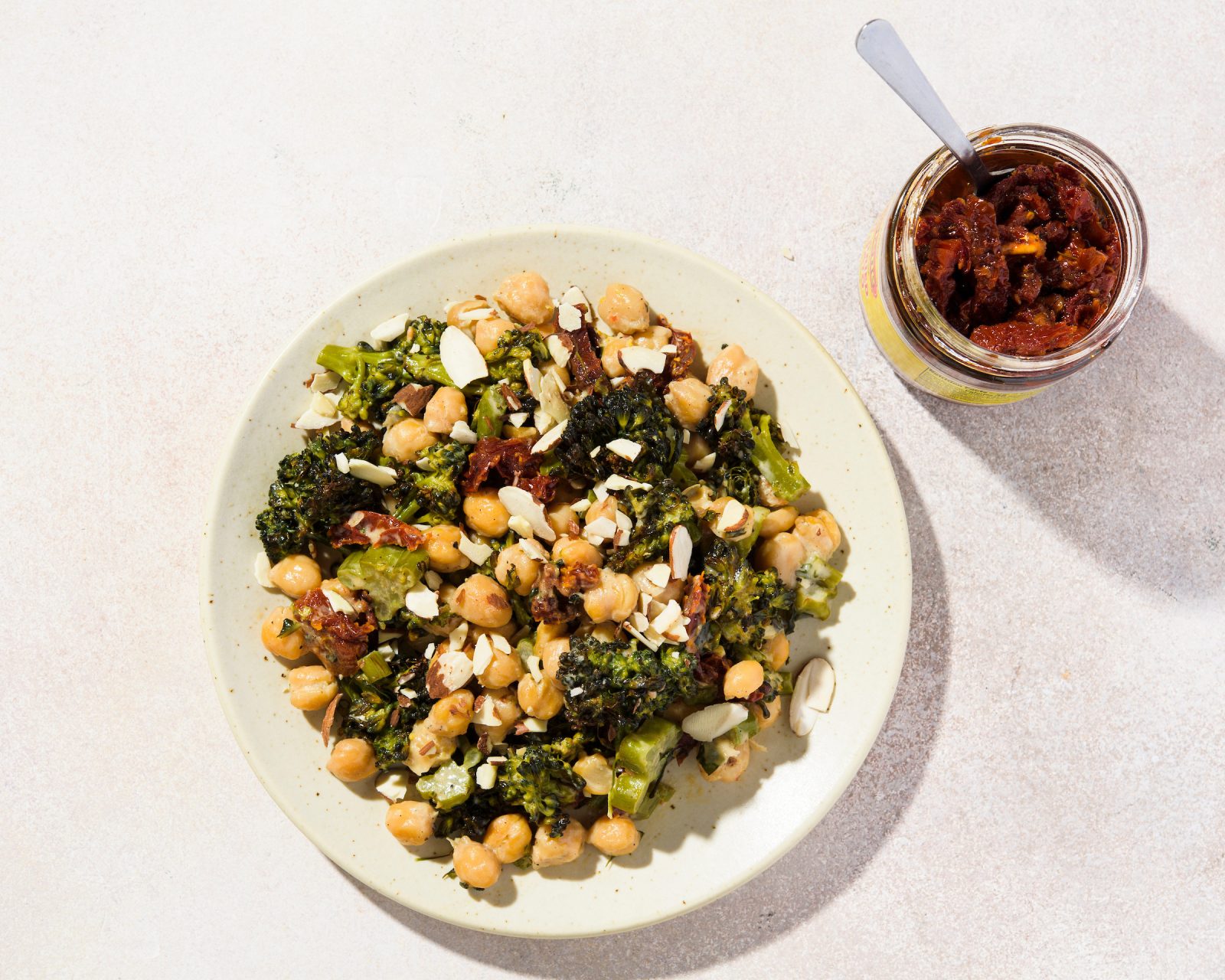 Roasted Broccolini Chickpea Salad Tahini Lemon Dressing Cook What You Have Milk Street