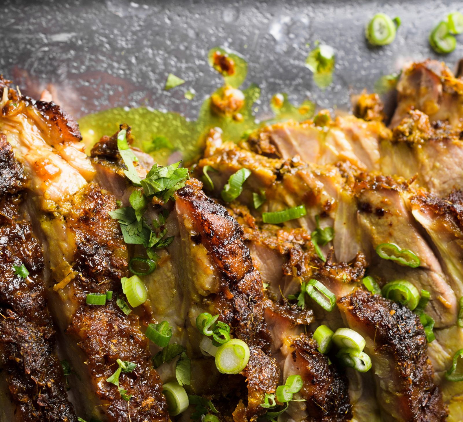 Roasted Pork Shoulder Turmeric Lemon Grass