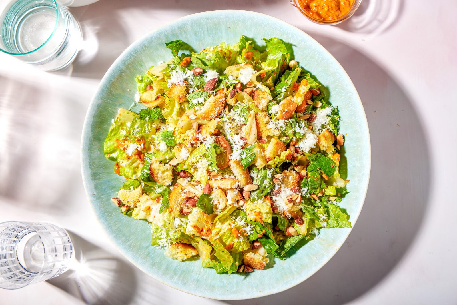 Romaine Manchego Smoky Pepper Dressing